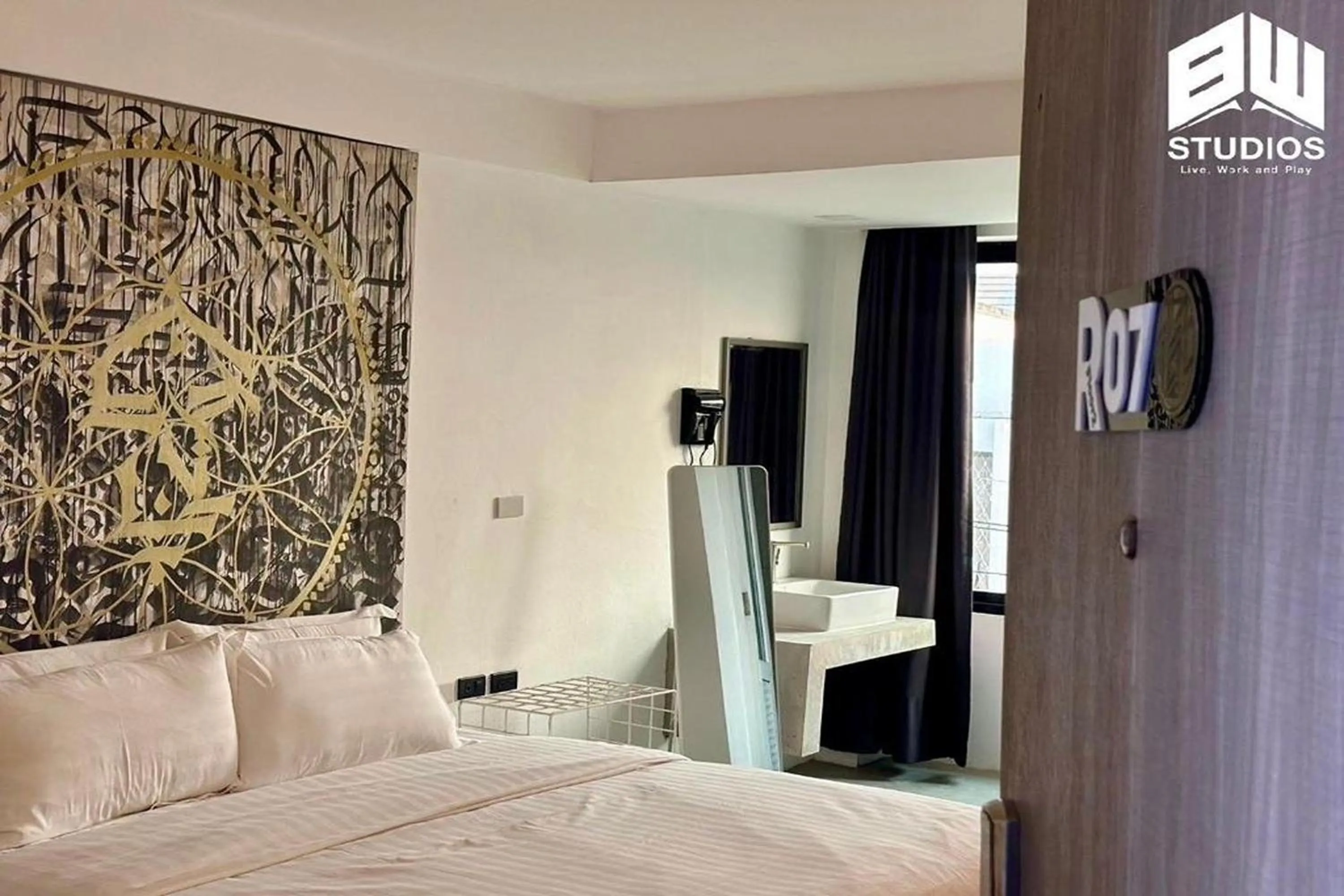 Bedroom, Bed in BW Studios thai art style