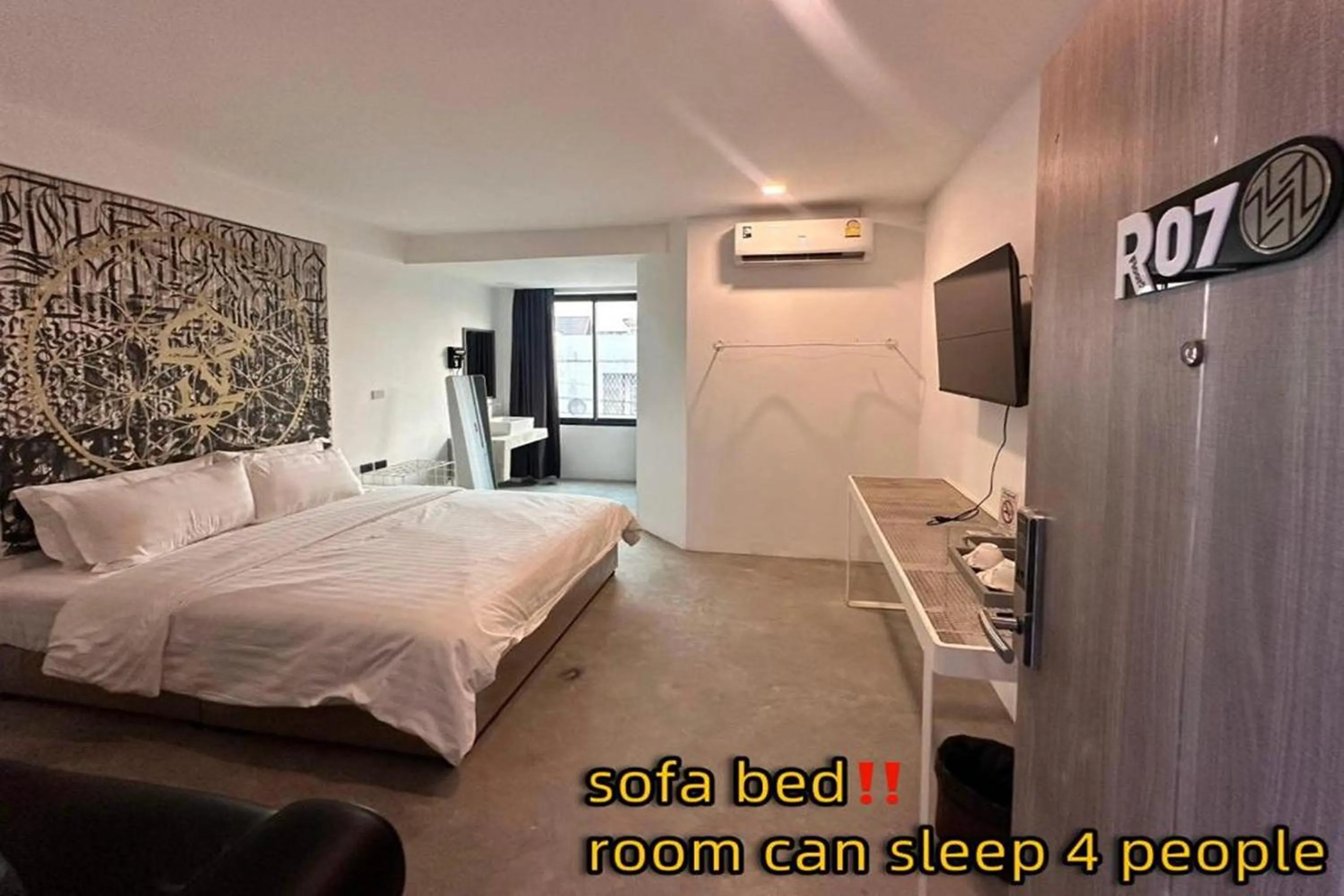 Bedroom, Bed in BW Studios thai art style