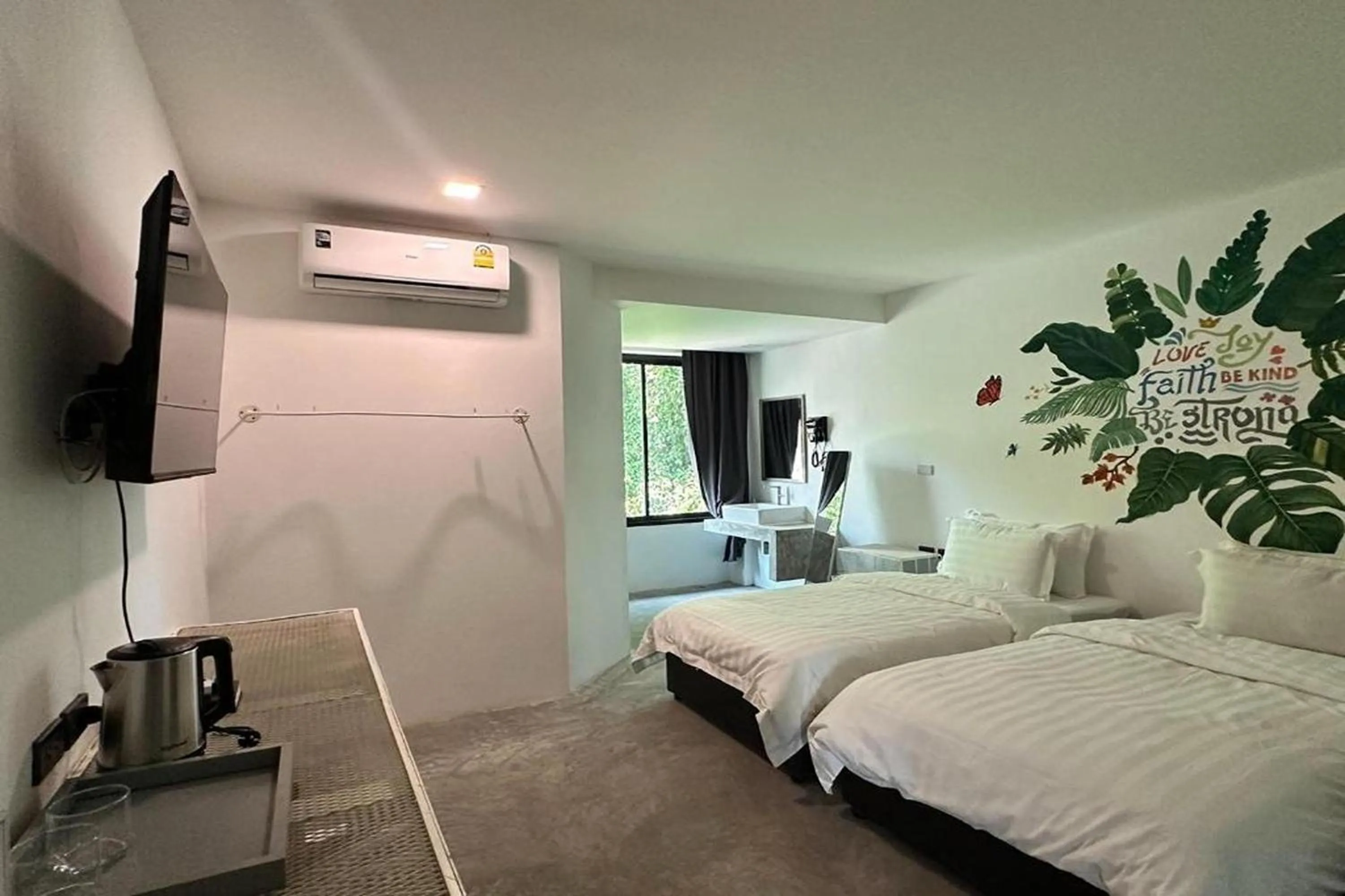 Bedroom, Bed in BW Studios thai art style