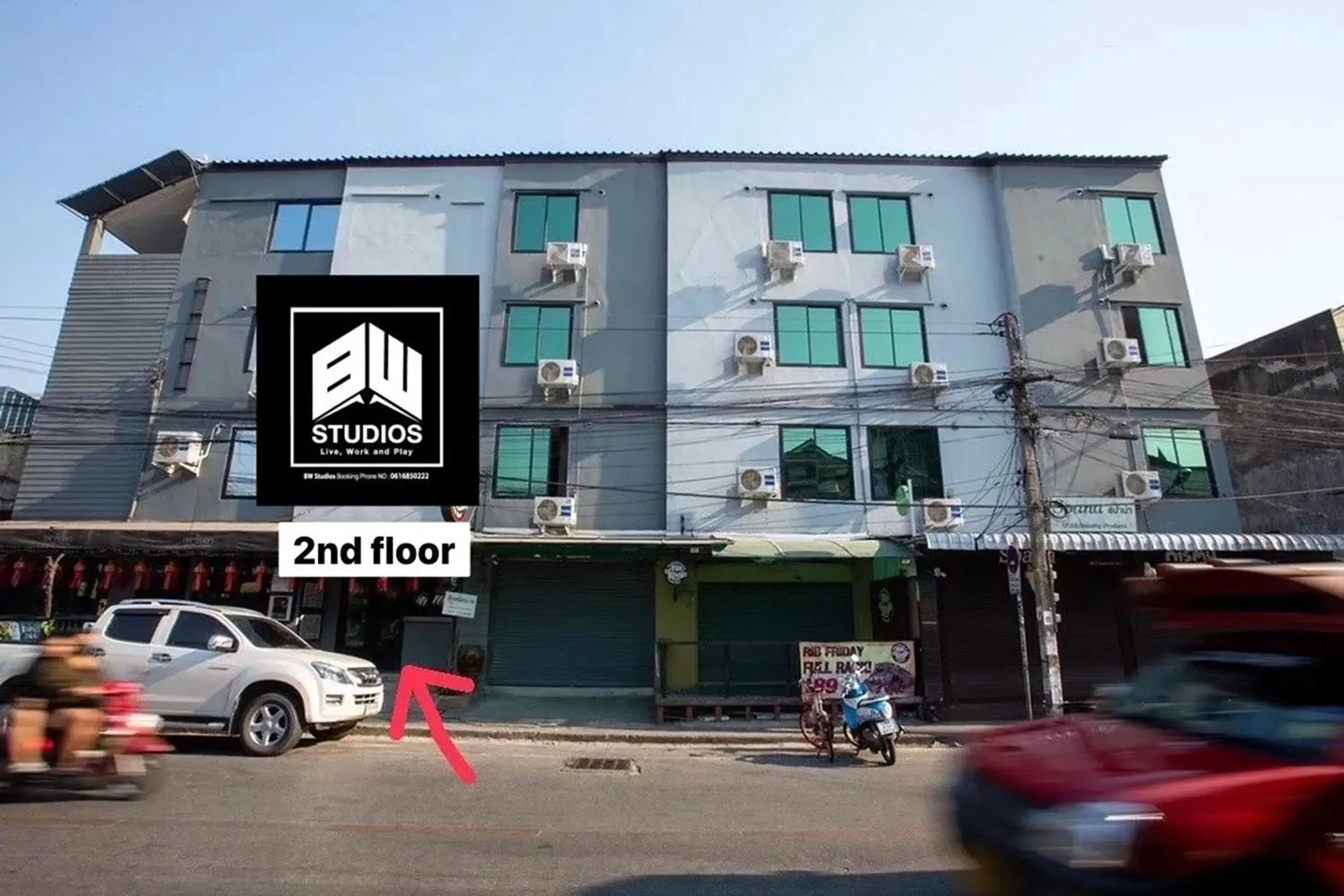 Property building in BW Studios thai art style Property building in BW Studios thai art style