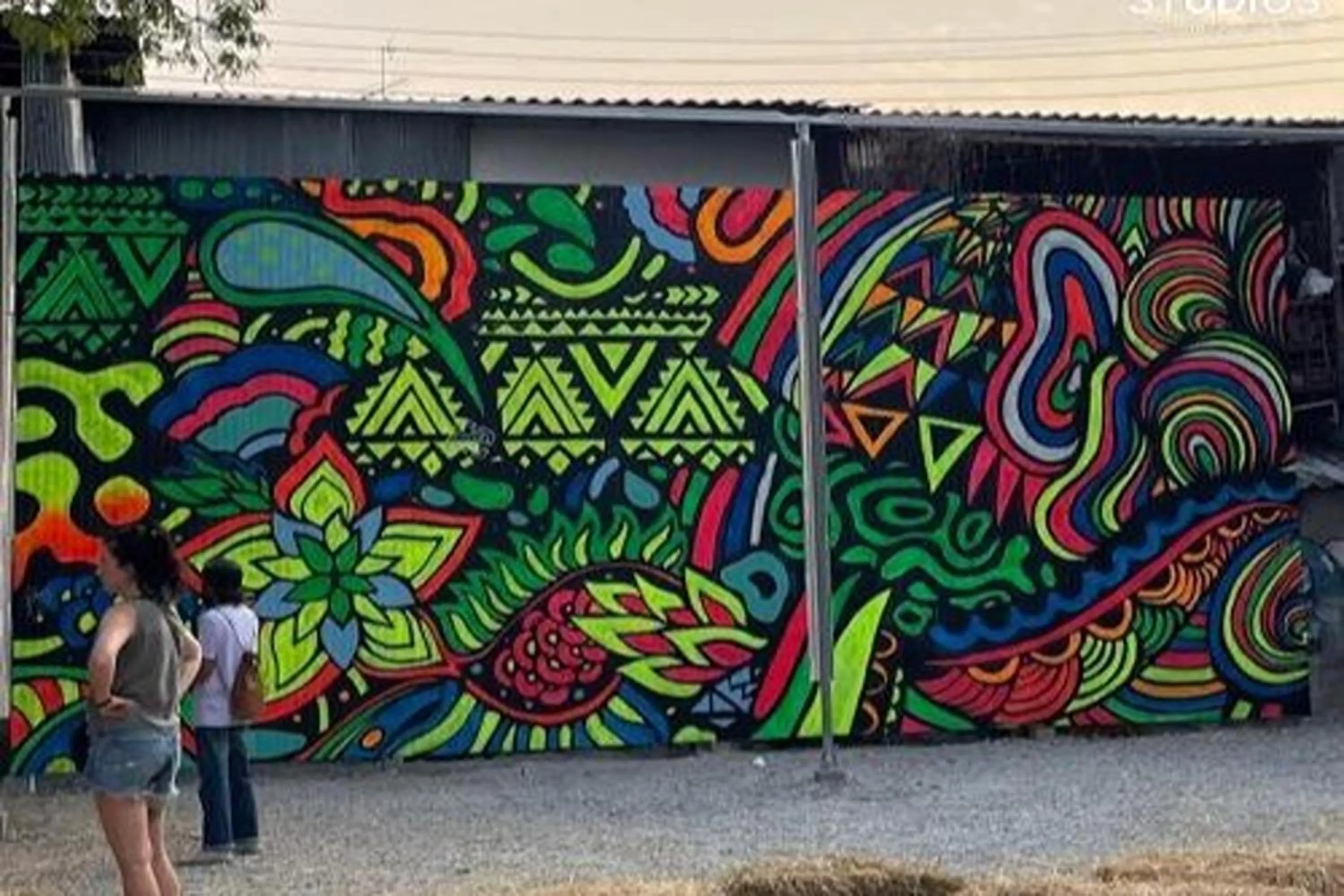 Day in BW Studios thai art style