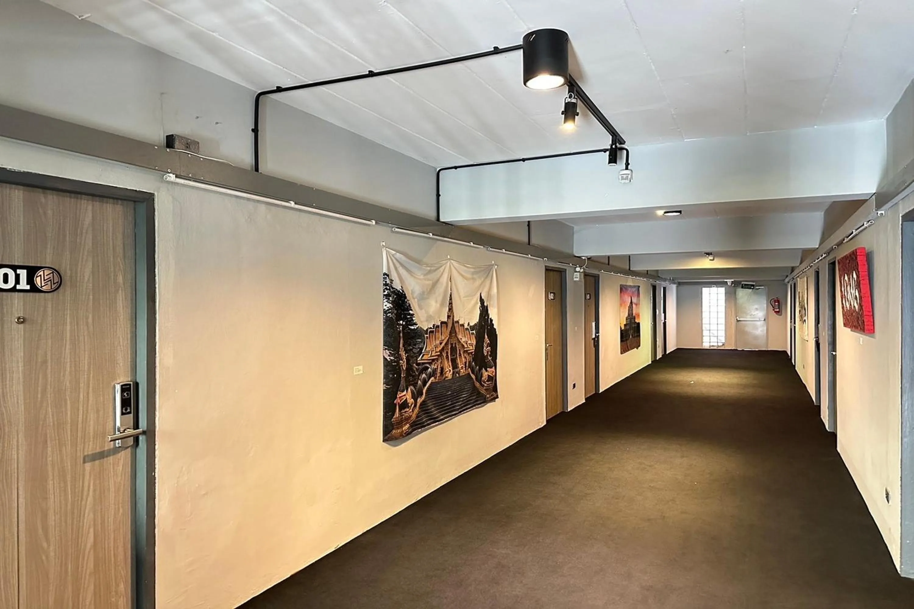 Property building in BW Studios thai art style