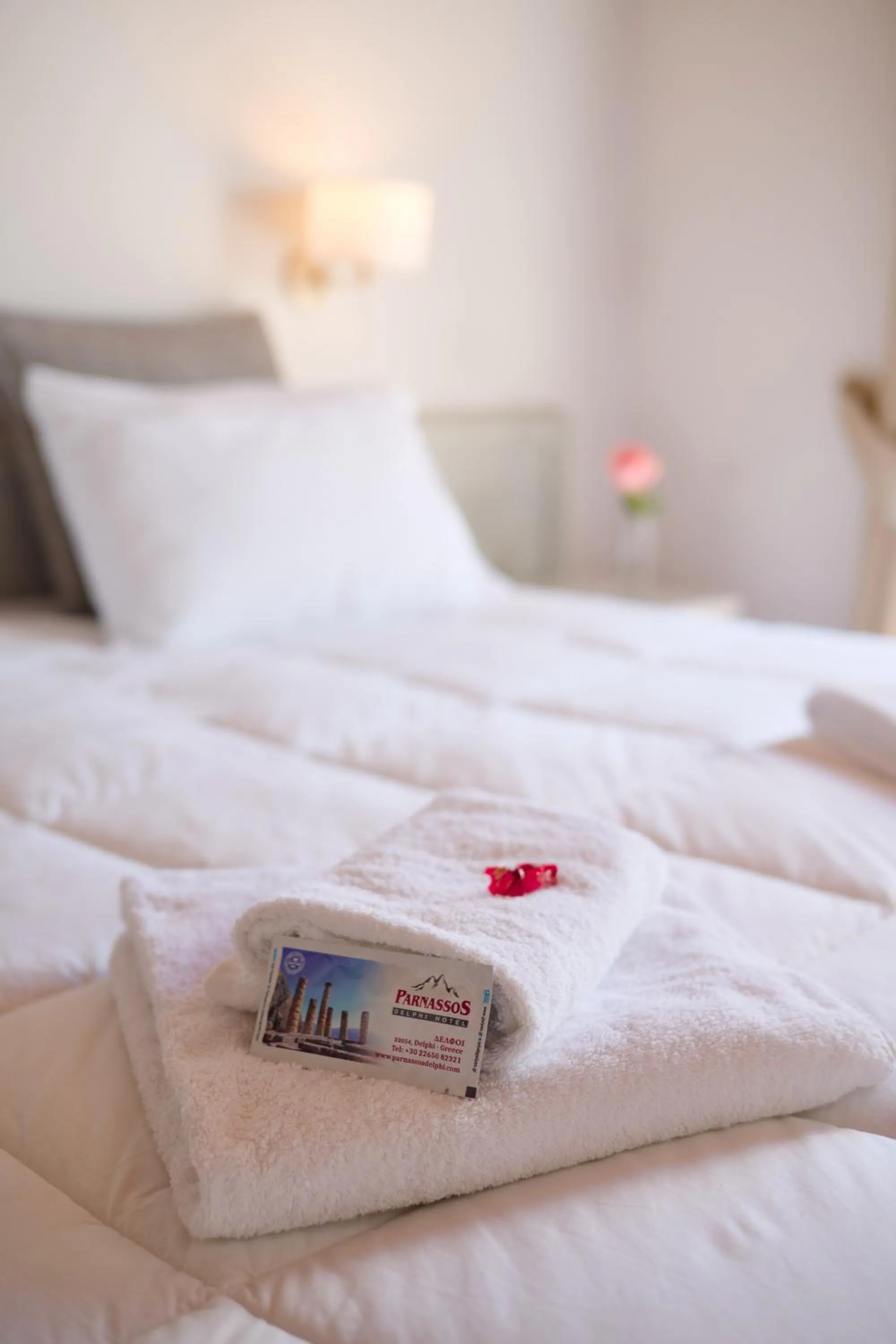 Bed in Parnassos Delphi Hotel