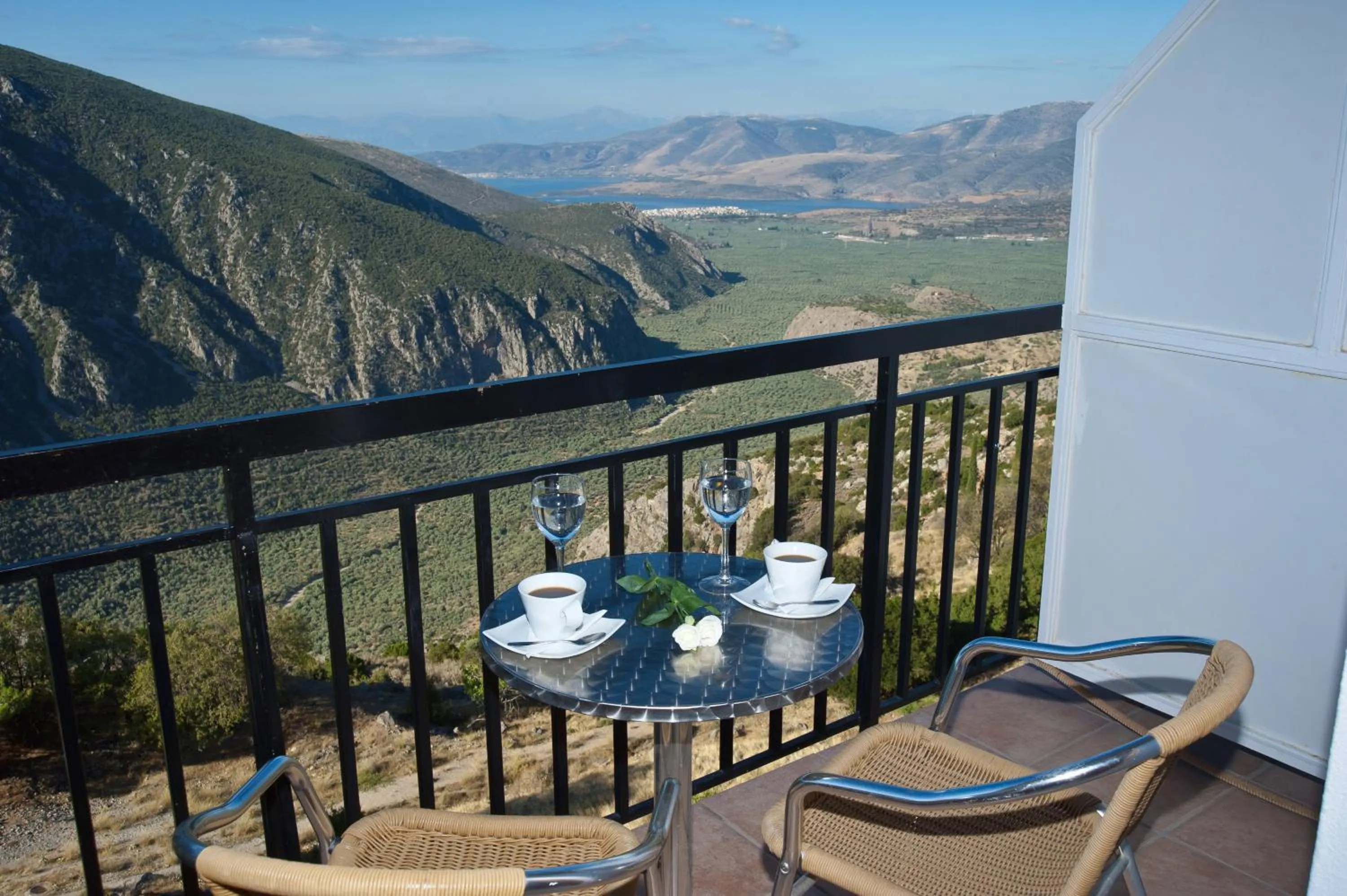 Balcony/Terrace in Acropole Delphi City Hotel
