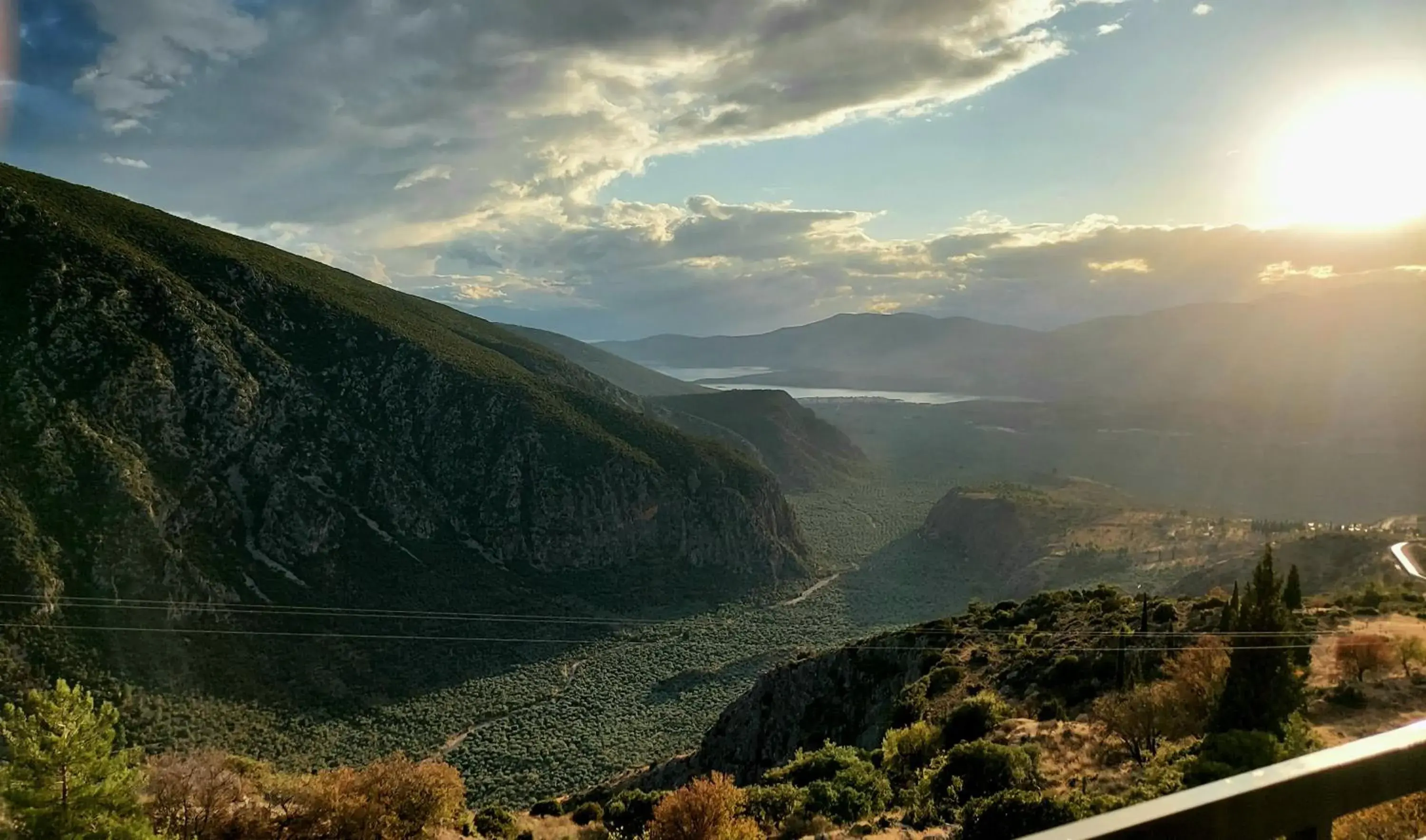 Mountain view in Acropole Delphi City Hotel Mountain view in Acropole Delphi City Hotel