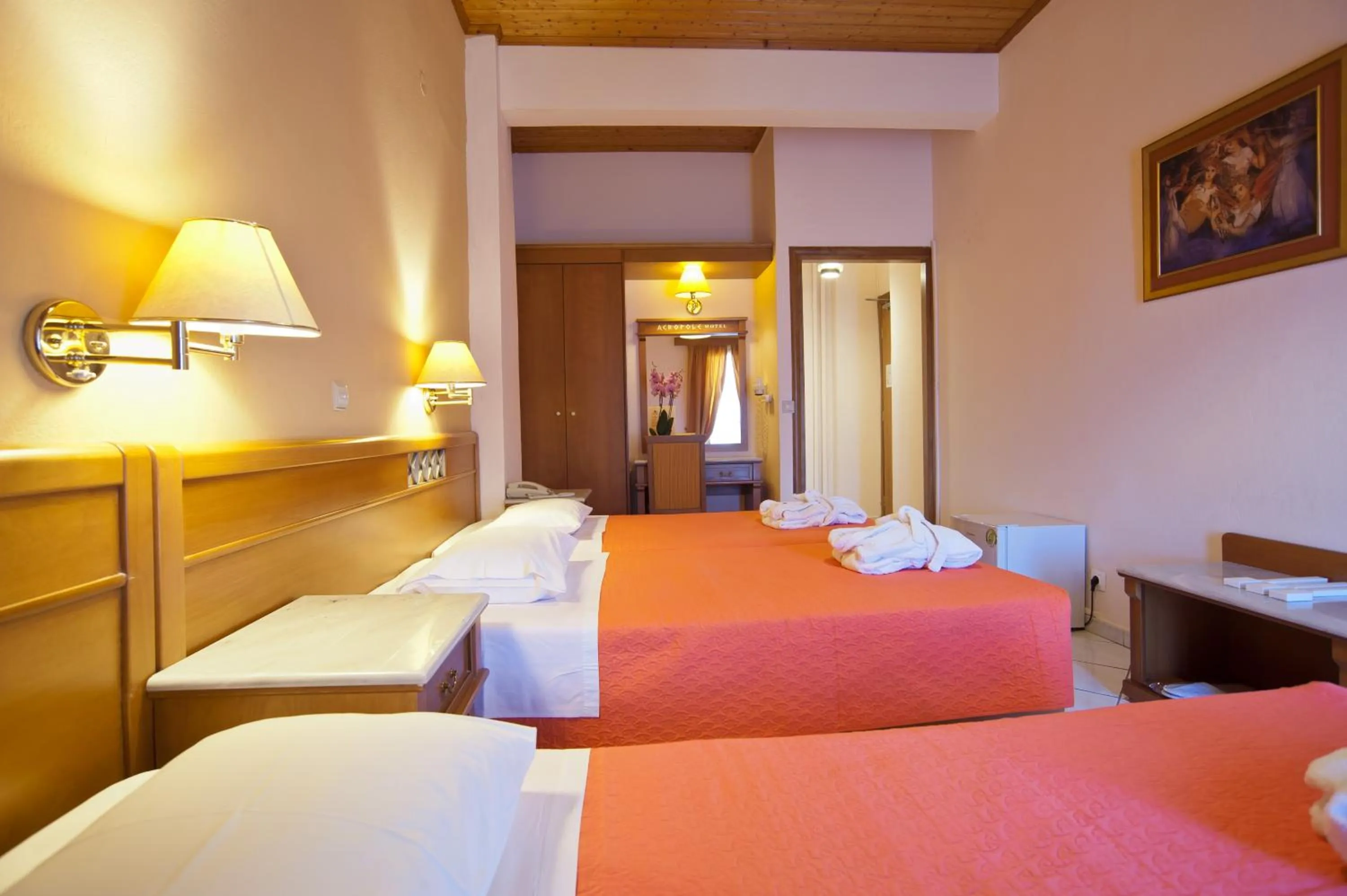 Photo of the whole room, Bed in Acropole Delphi City Hotel