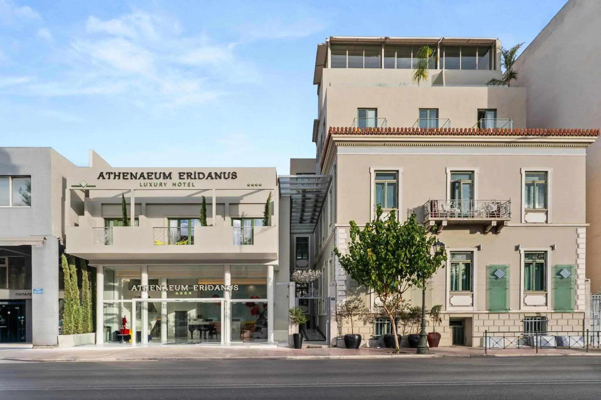 Property building in Athenaeum Eridanus Luxury Hotel