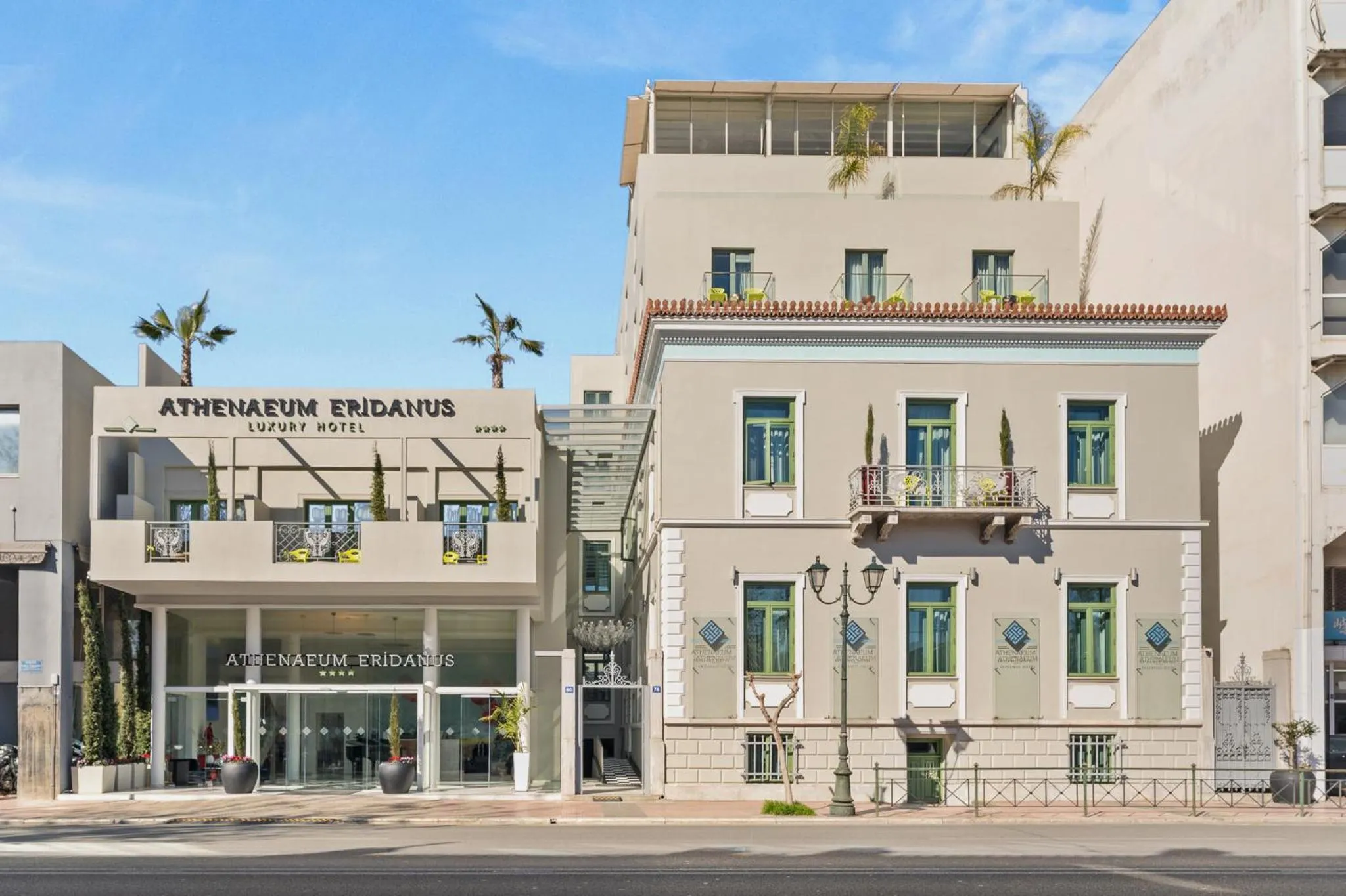 Property building in Athenaeum Eridanus Luxury Hotel