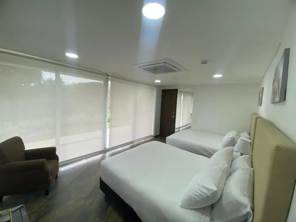 Deluxe Twin Room with Sea View in Hotel Explore Caño Dulce Deluxe Twin Room with Sea View in Hotel Explore Caño Dulce