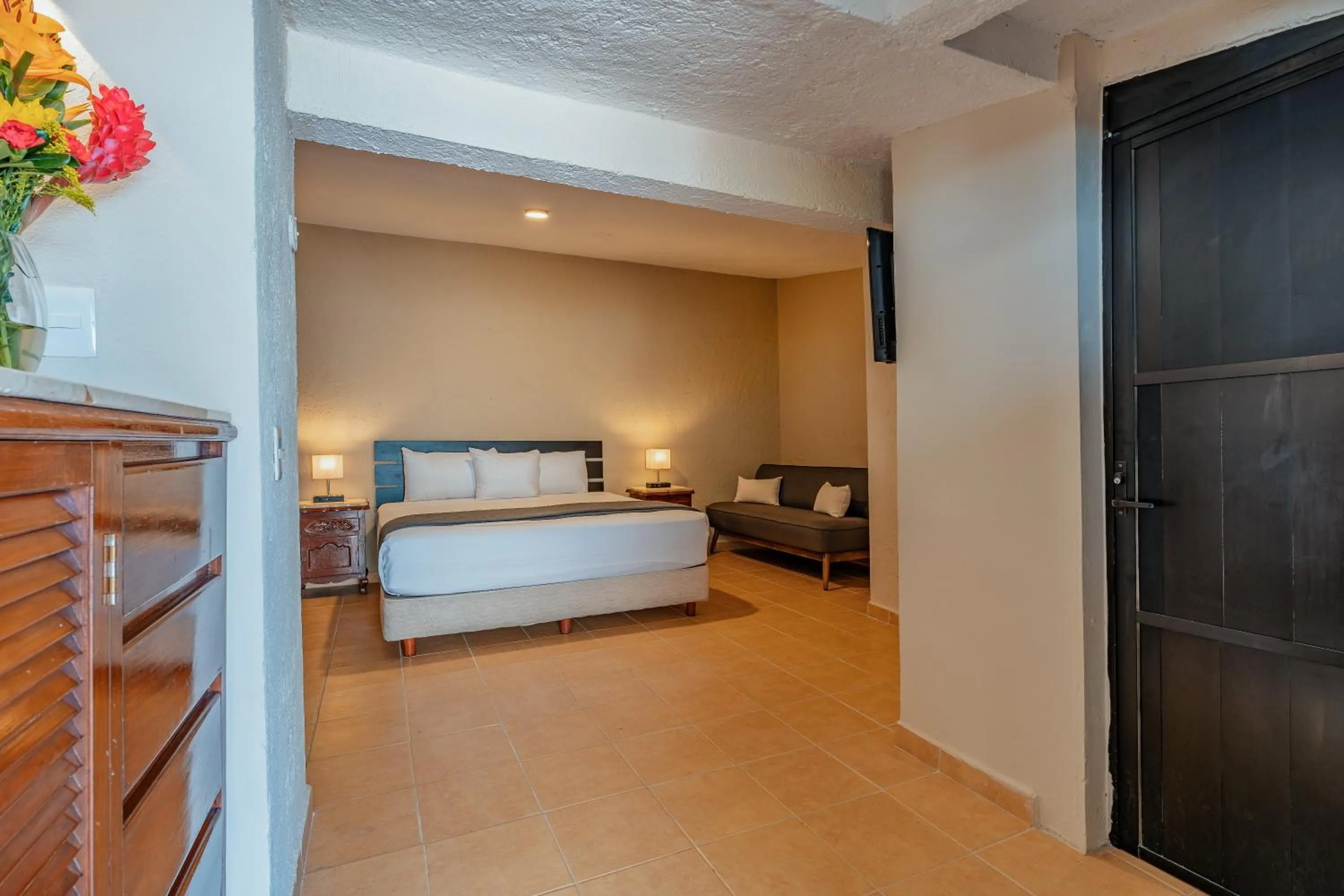 Bed in Hotel Brisas 5a AV, Playa del Carmen