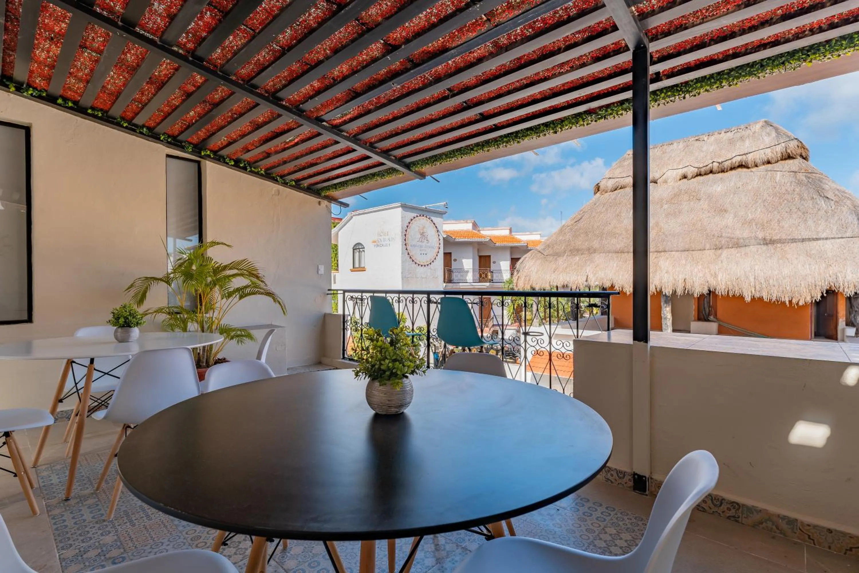 Balcony/Terrace in Hotel Brisas 5a AV, Playa del Carmen