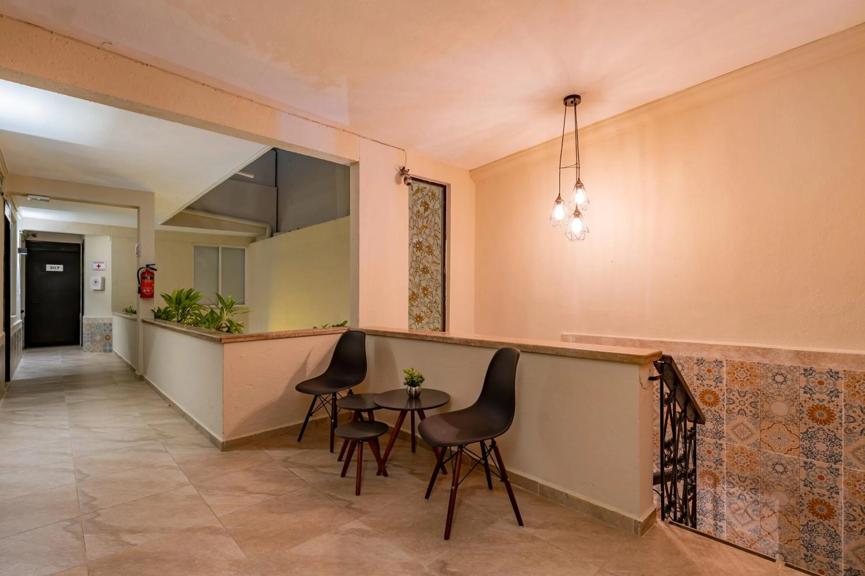 Living room in Hotel Brisas 5a AV, Playa del Carmen