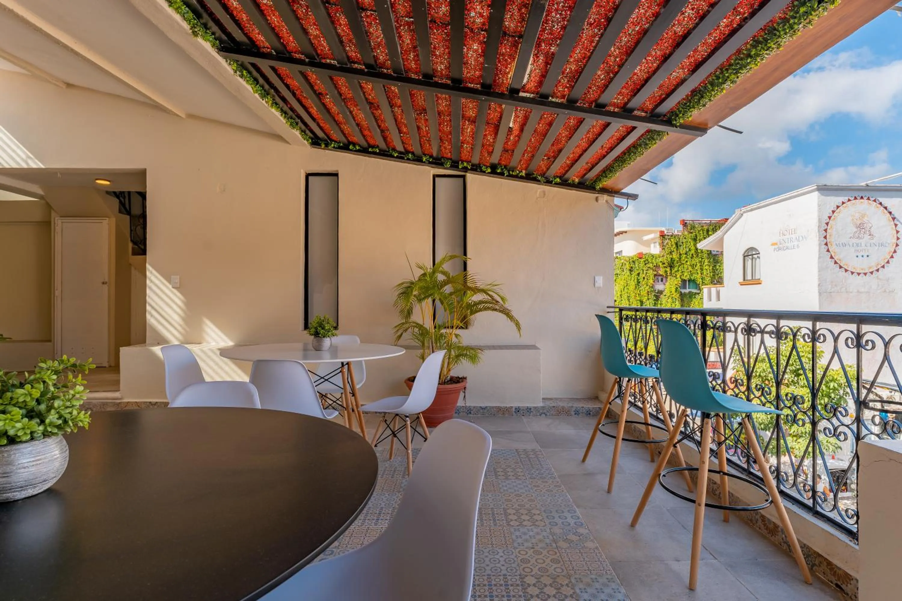 Balcony/Terrace in Hotel Brisas 5a AV, Playa del Carmen