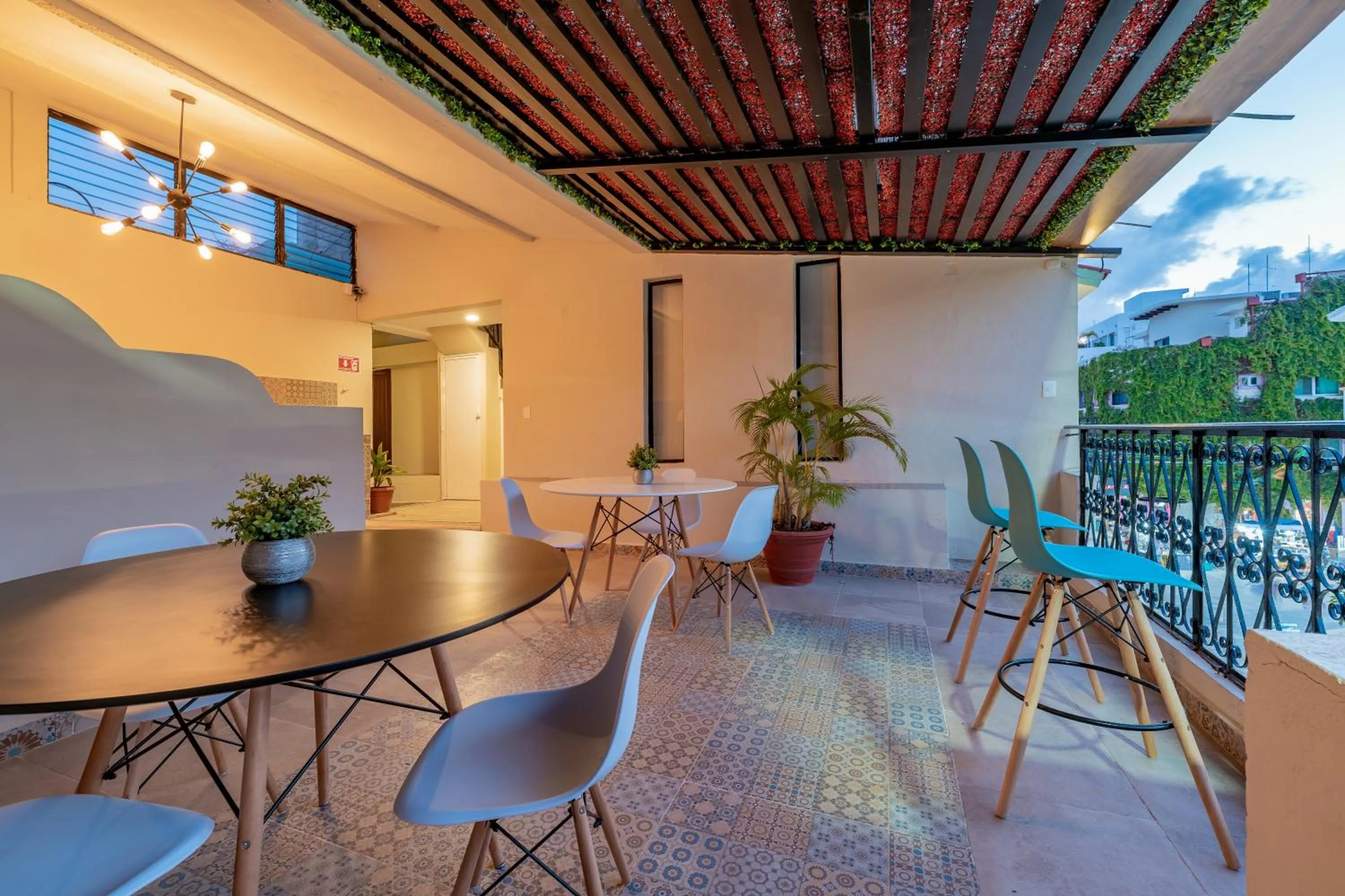 Balcony/Terrace in Hotel Brisas 5a AV, Playa del Carmen