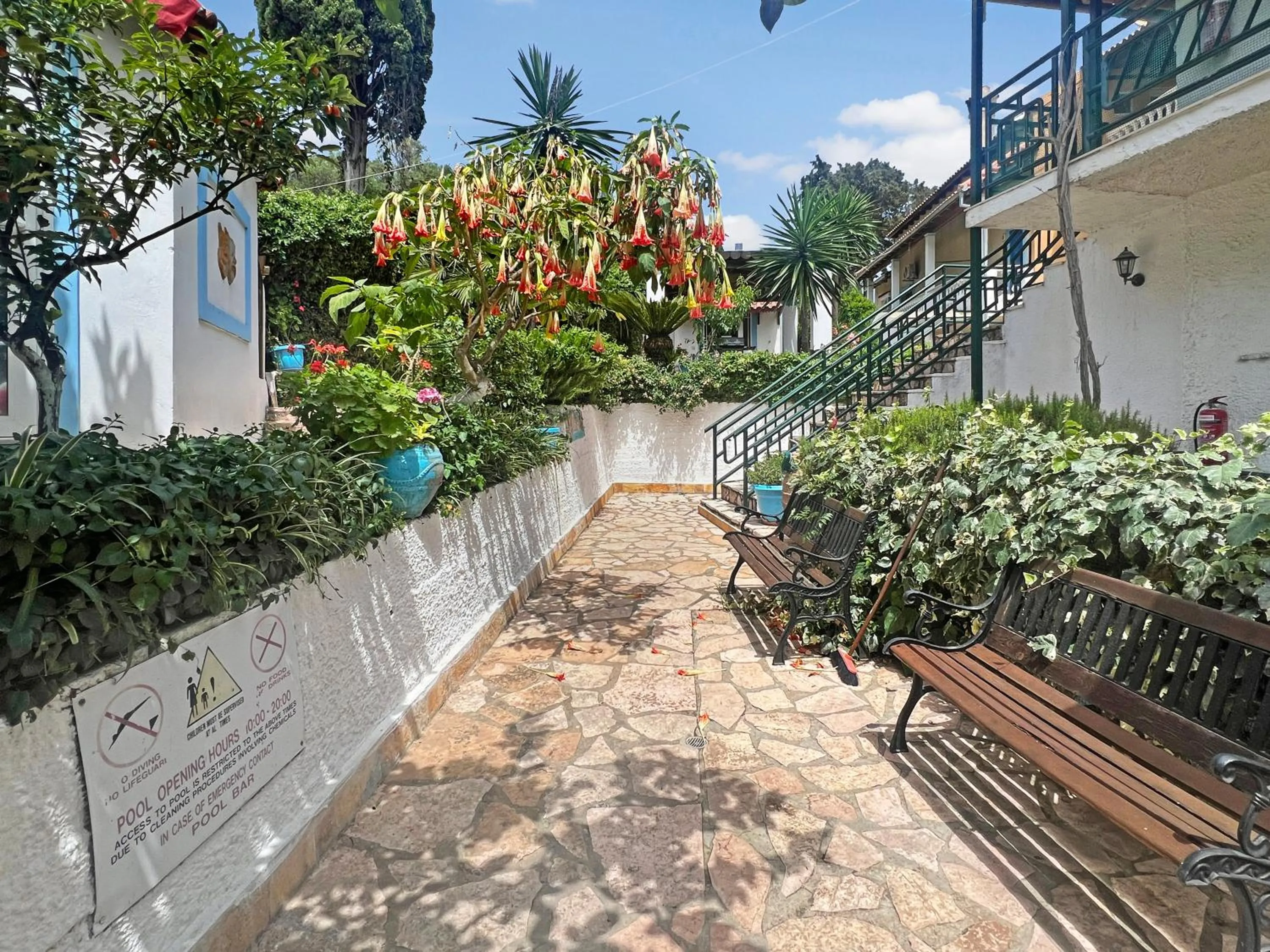 Property building in Corfu Andromaches Holiday Apartments