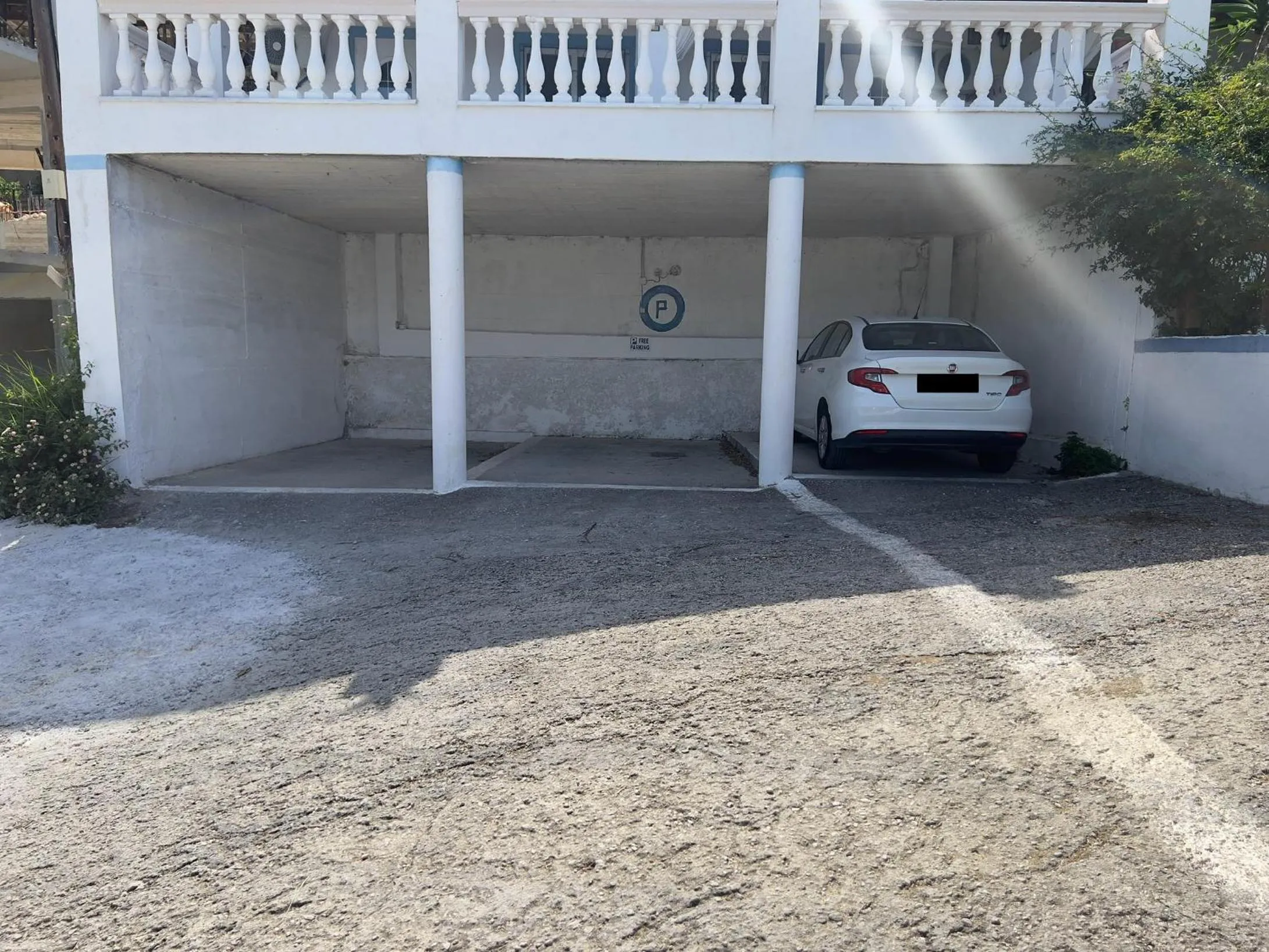 Parking in Corfu Andromaches Holiday Apartments
