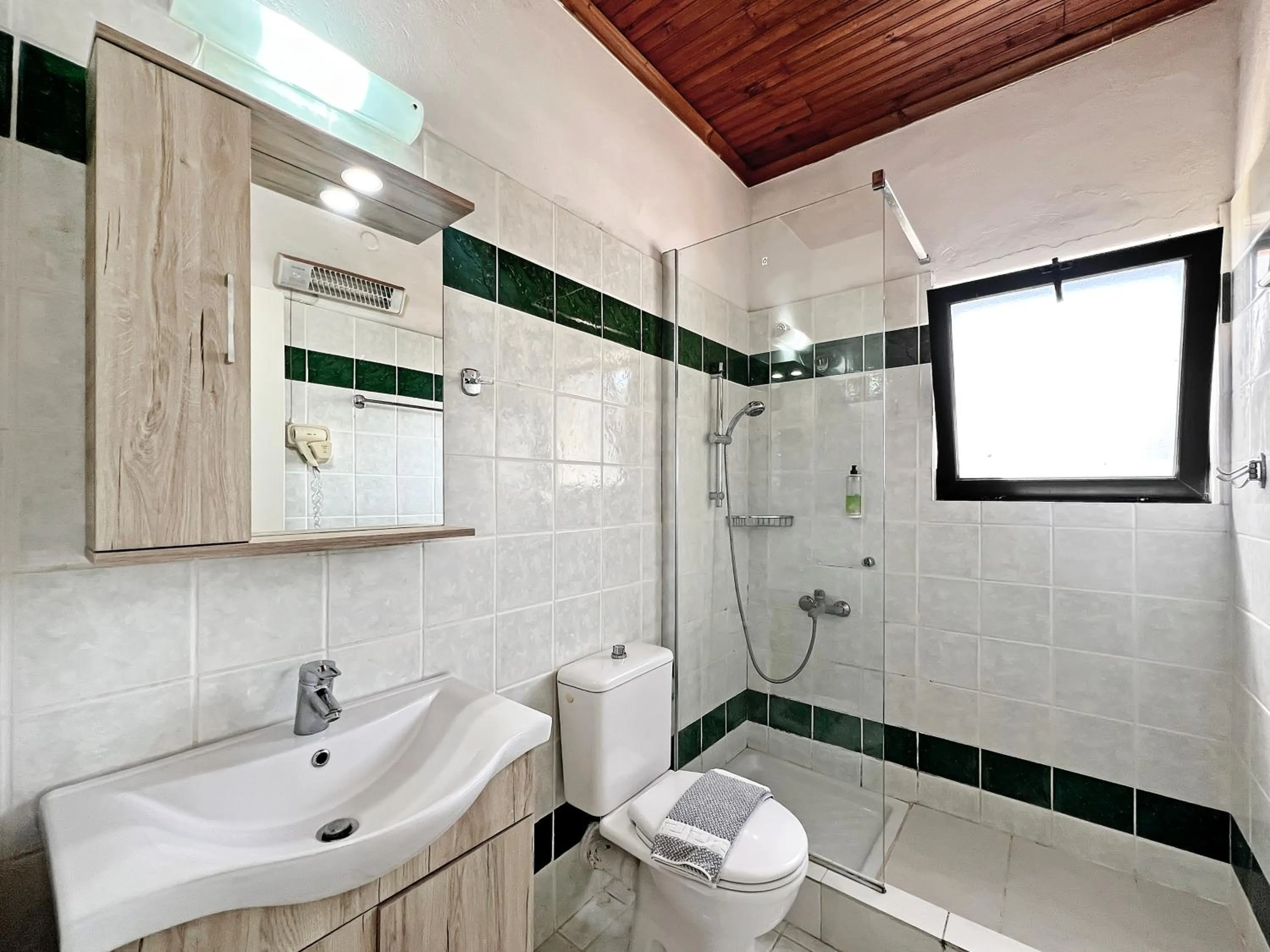 Shower in Corfu Andromaches Holiday Apartments