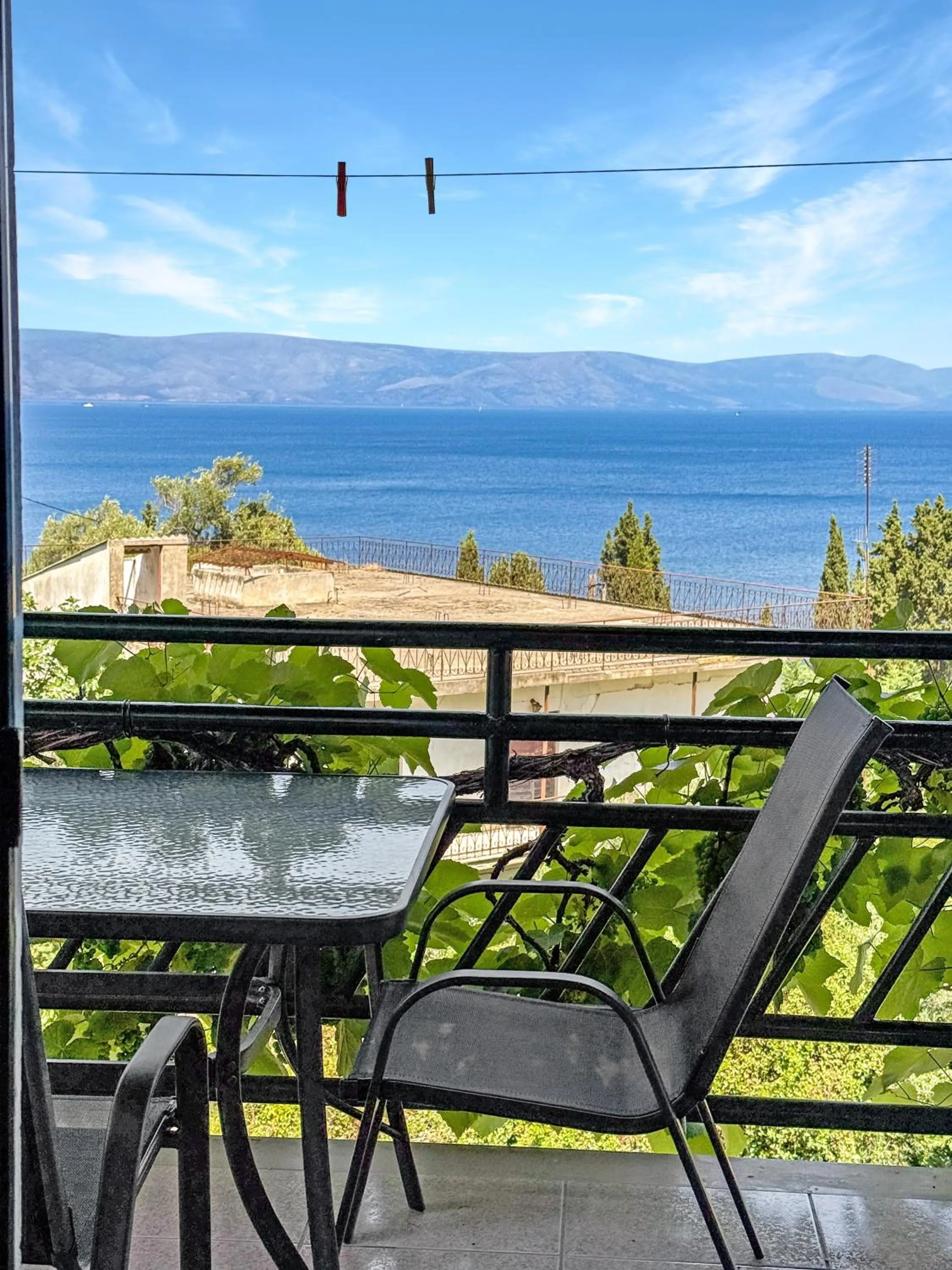 Sea view in Corfu Andromaches Holiday Apartments