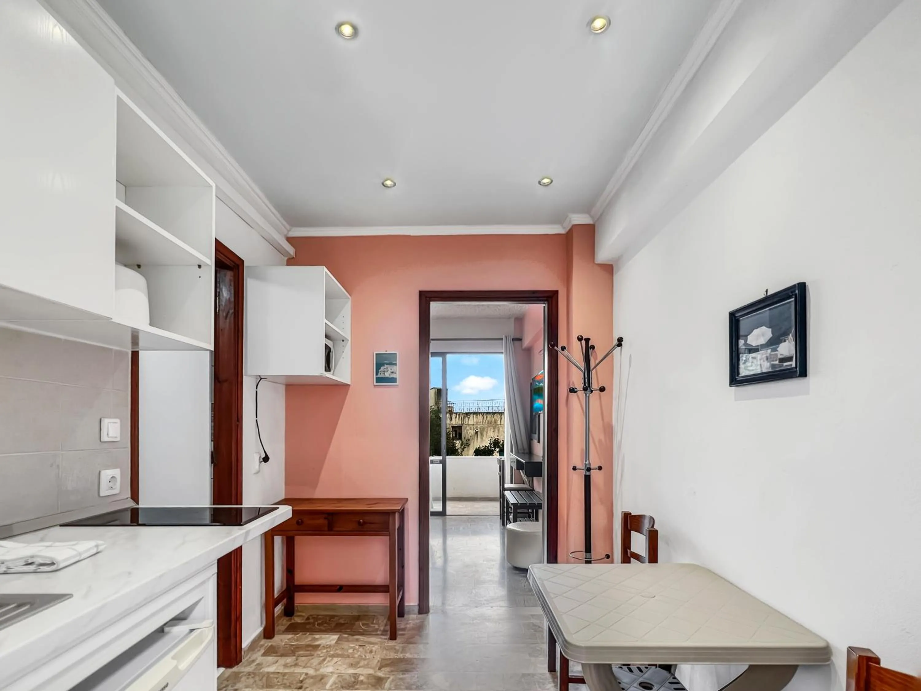 Kitchen or kitchenette in Corfu Andromaches Holiday Apartments