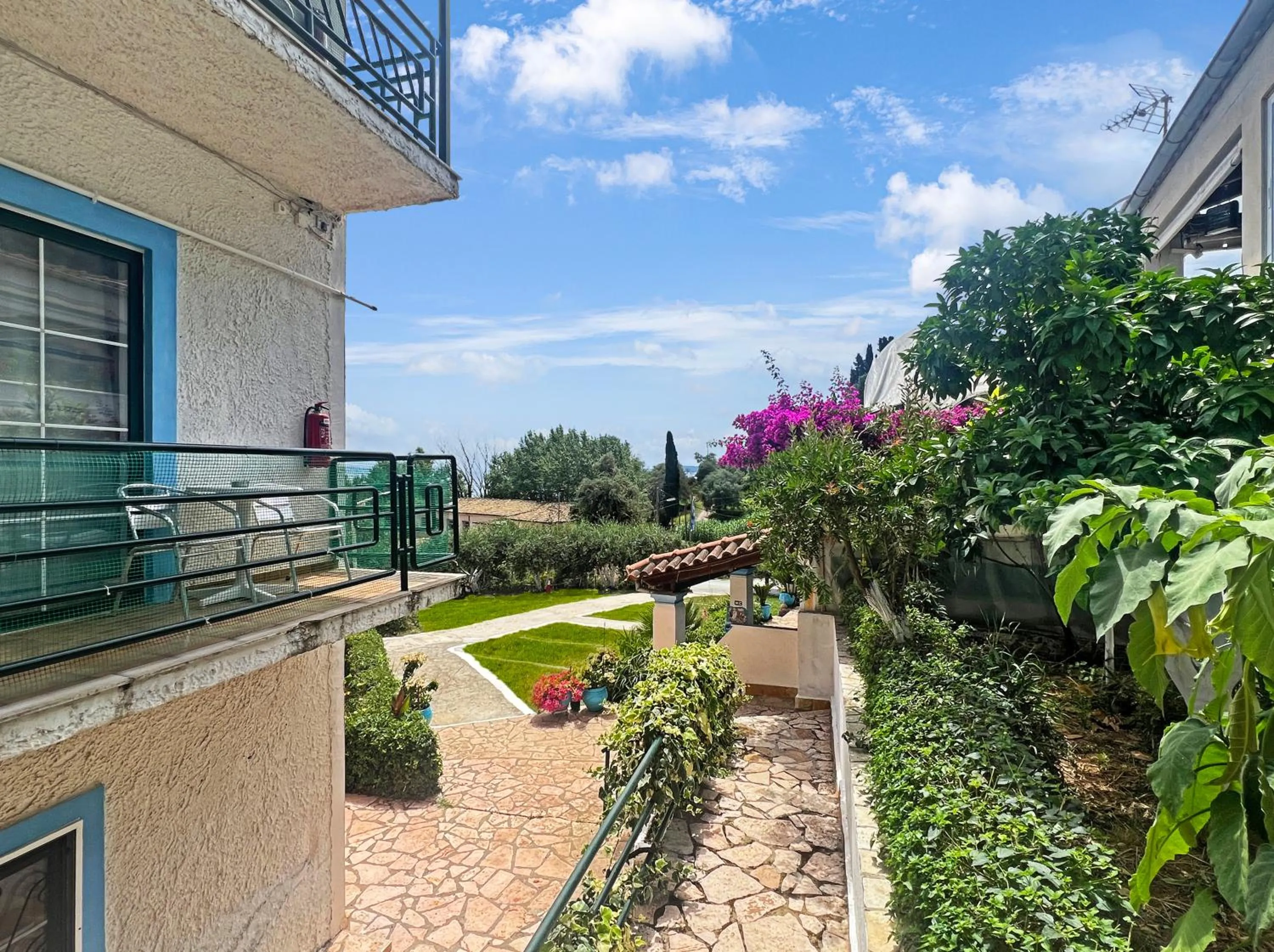 Property building in Corfu Andromaches Holiday Apartments