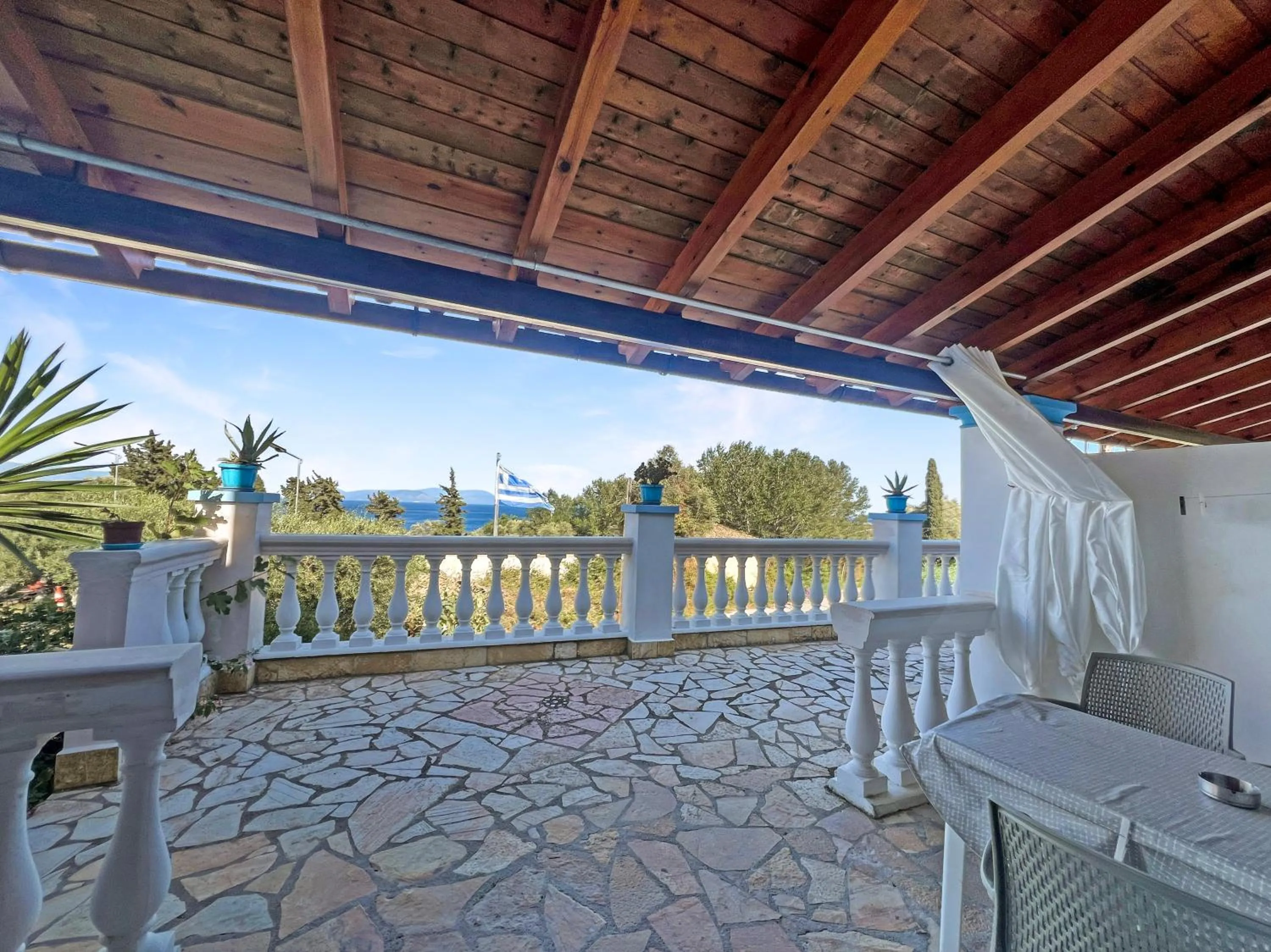 Patio in Corfu Andromaches Holiday Apartments