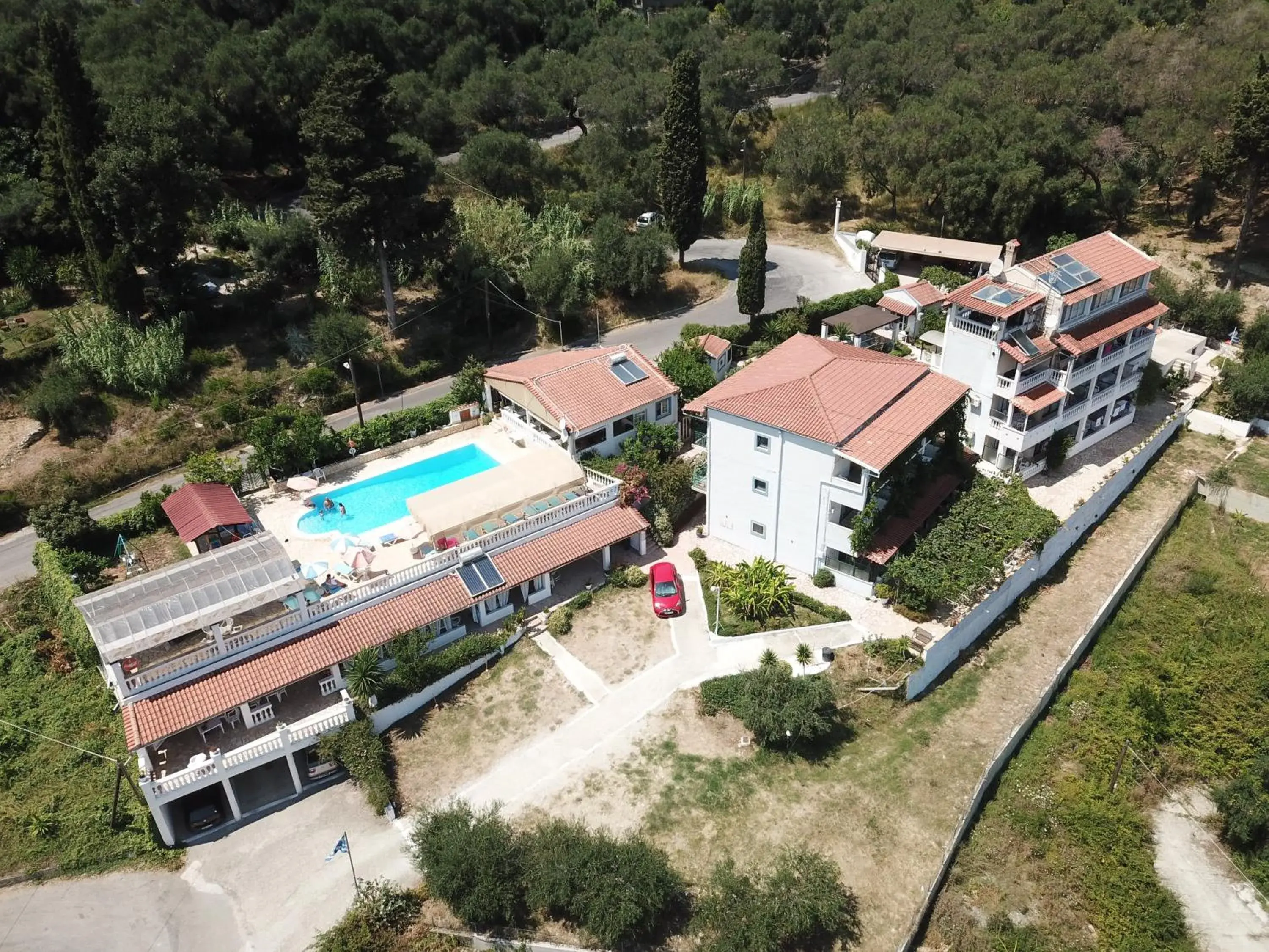 Property building in Corfu Andromaches Holiday Apartments Property building in Corfu Andromaches Holiday Apartments