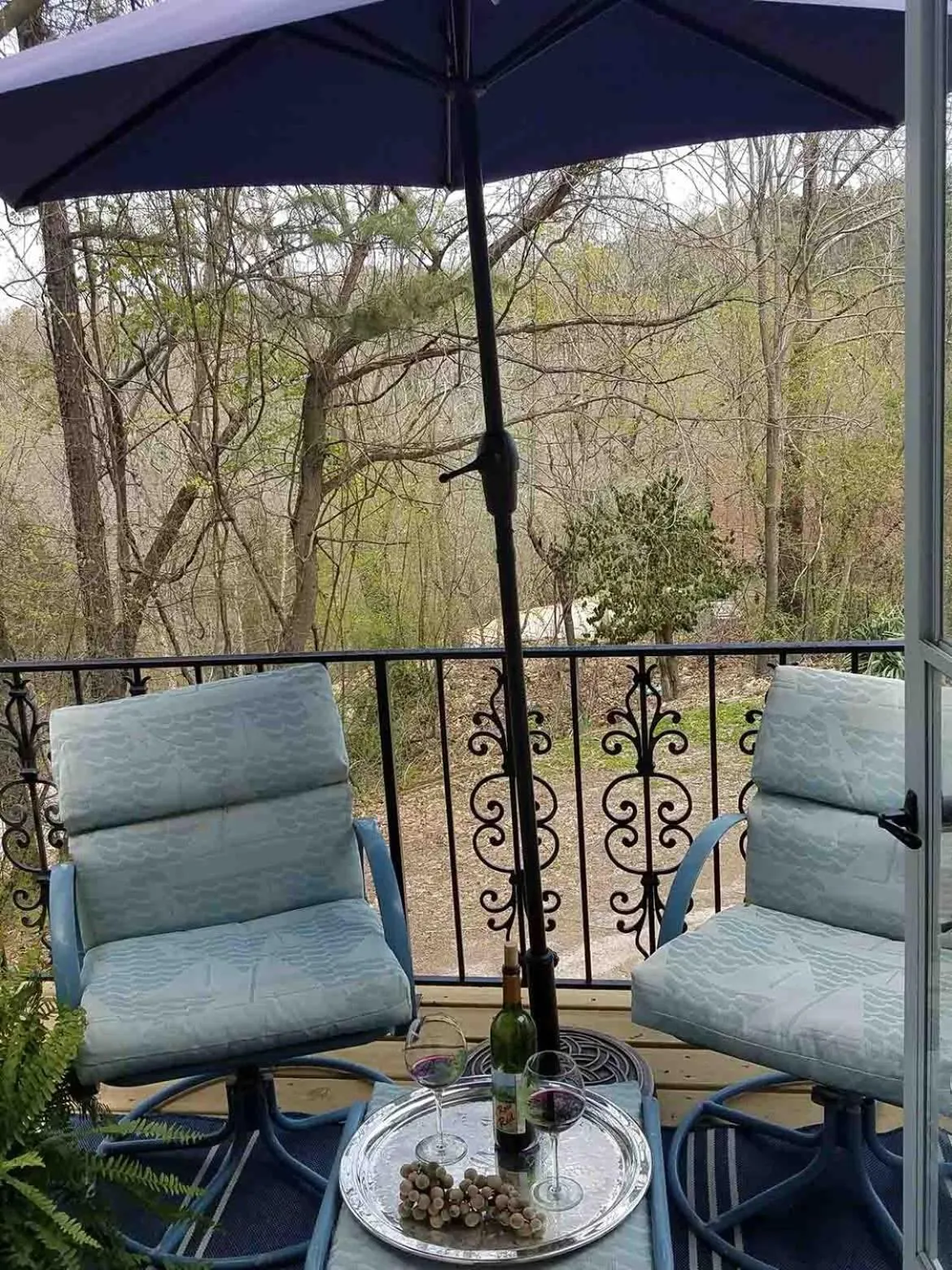 Balcony/Terrace in Tuscan Manor