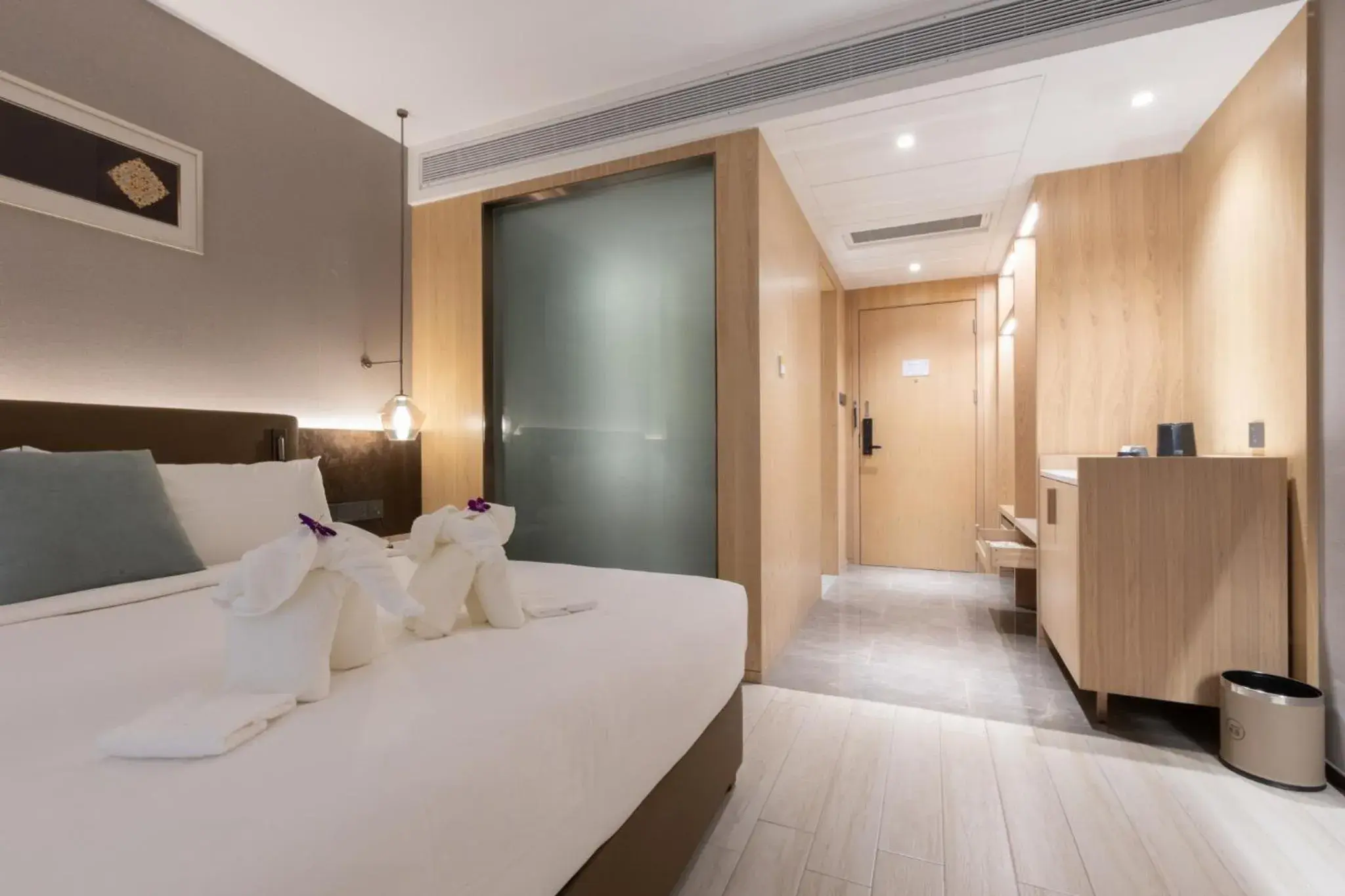 Bed in Laike Hotel Bed in Laike Hotel