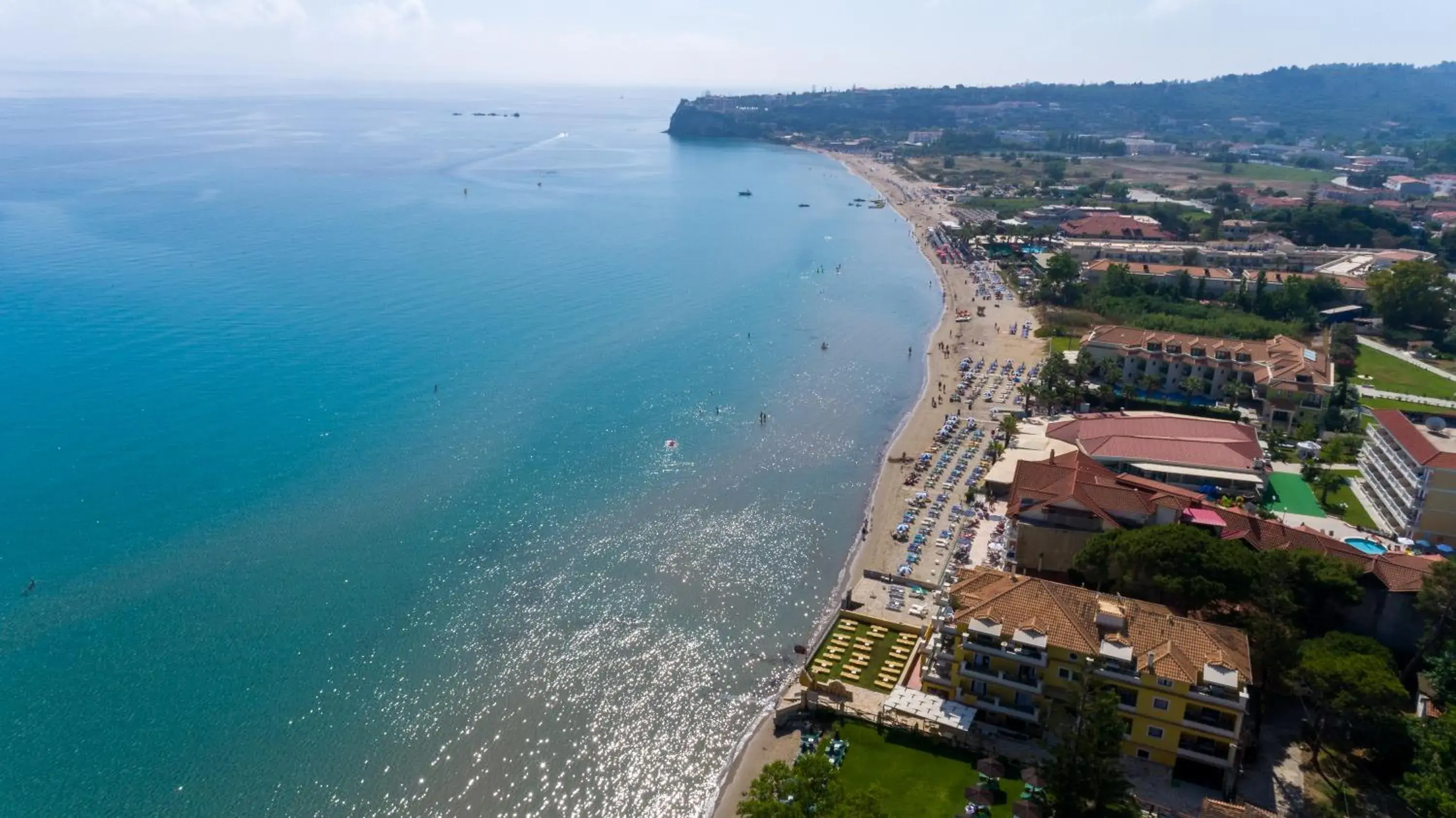 Bird's eye view in Andreolas Luxury Suites Bird's eye view in Andreolas Luxury Suites