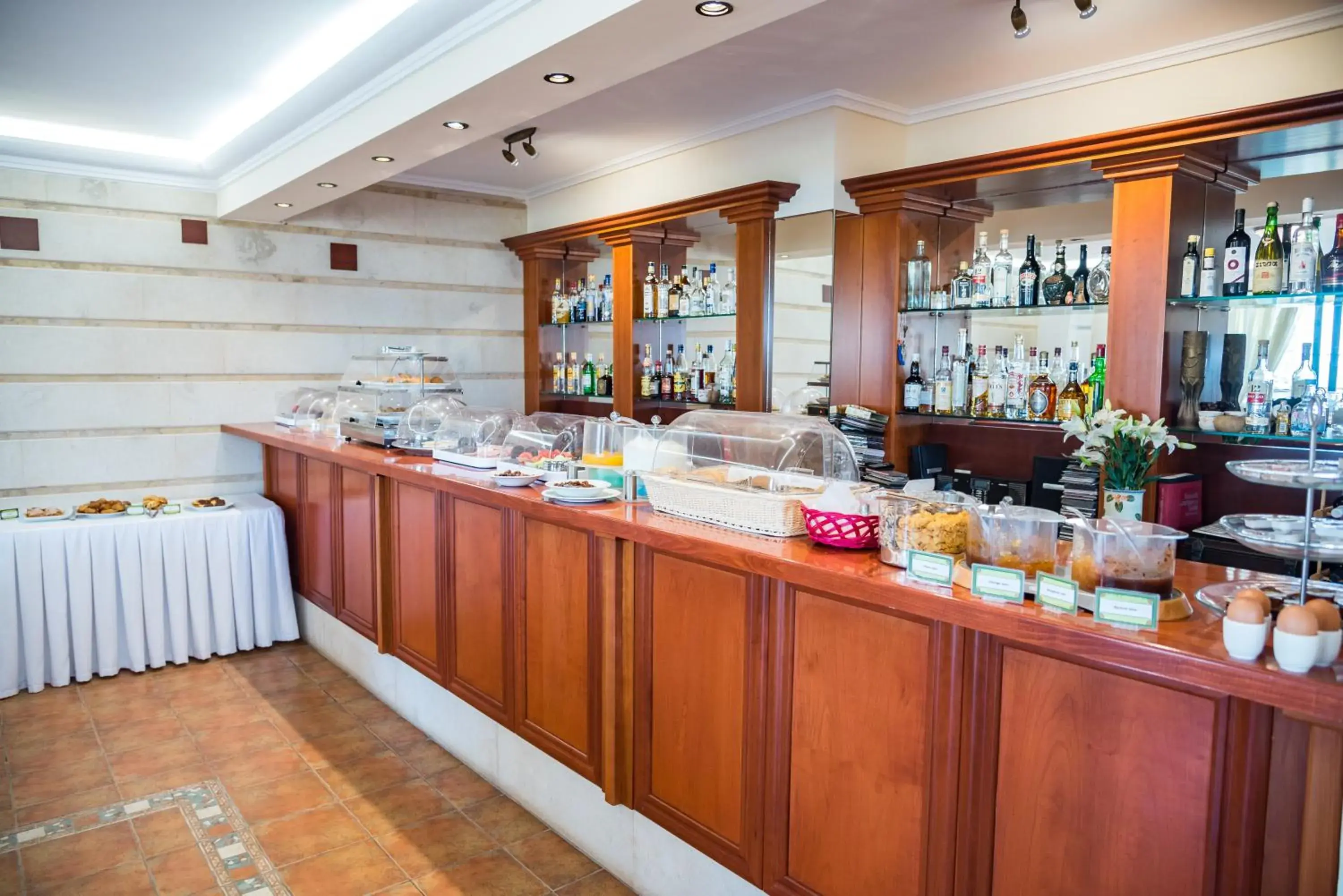 Buffet breakfast in Andreolas Luxury Suites Buffet breakfast in Andreolas Luxury Suites