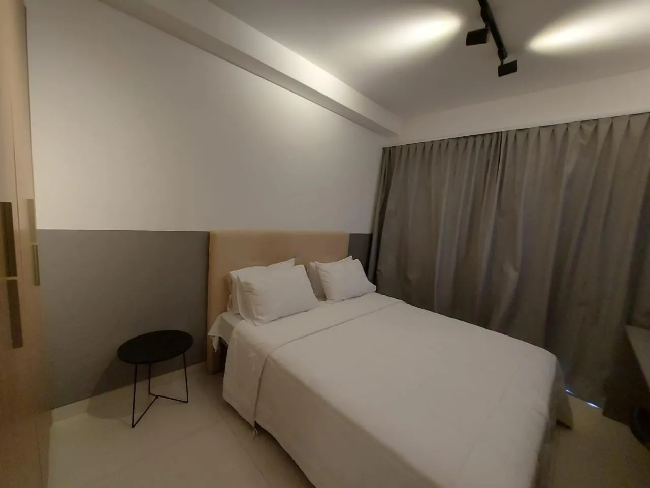 Bedroom, Bed in Lindo studio em Moema