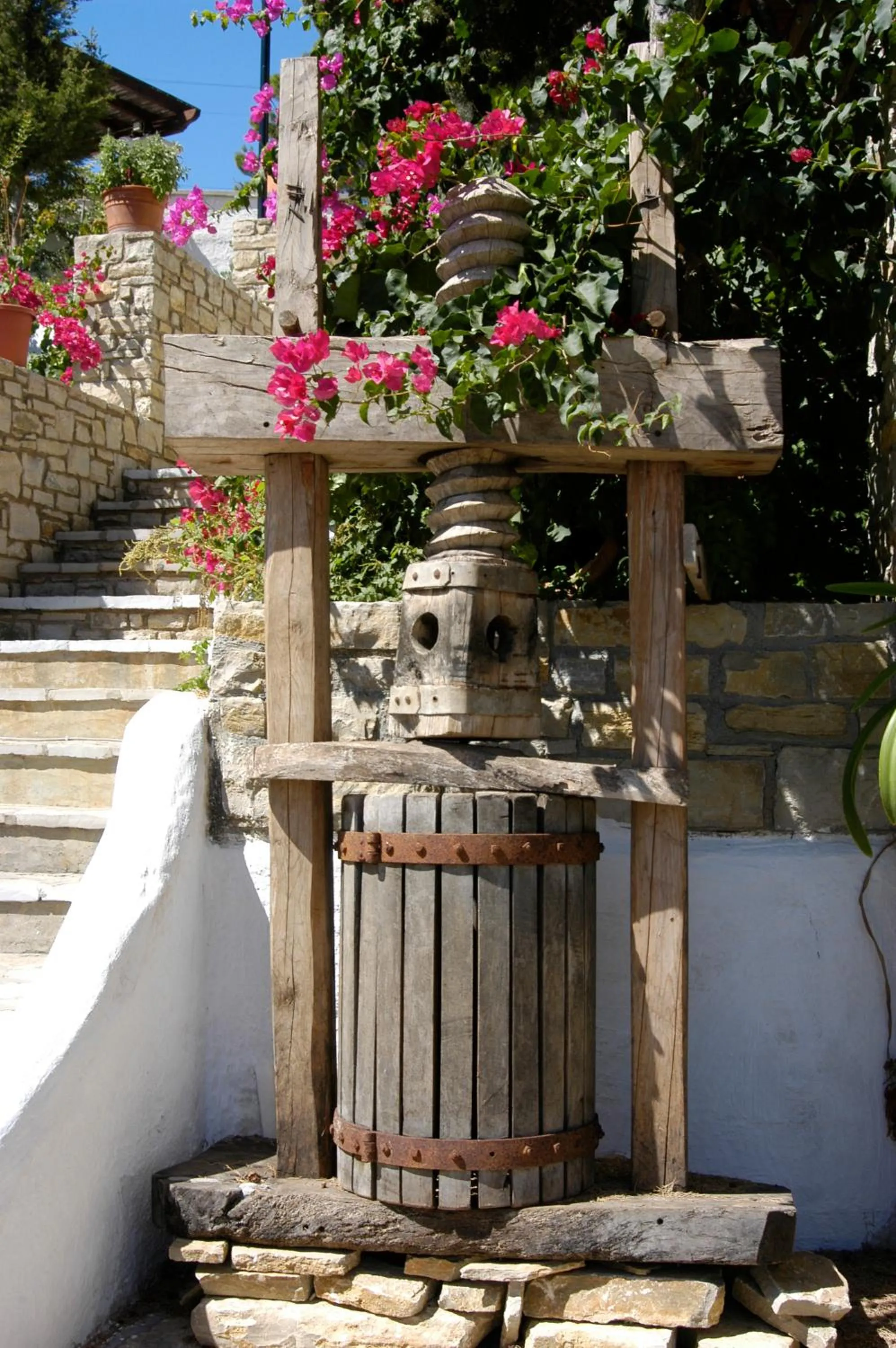 Decorative detail in Kerveli Village Hotel