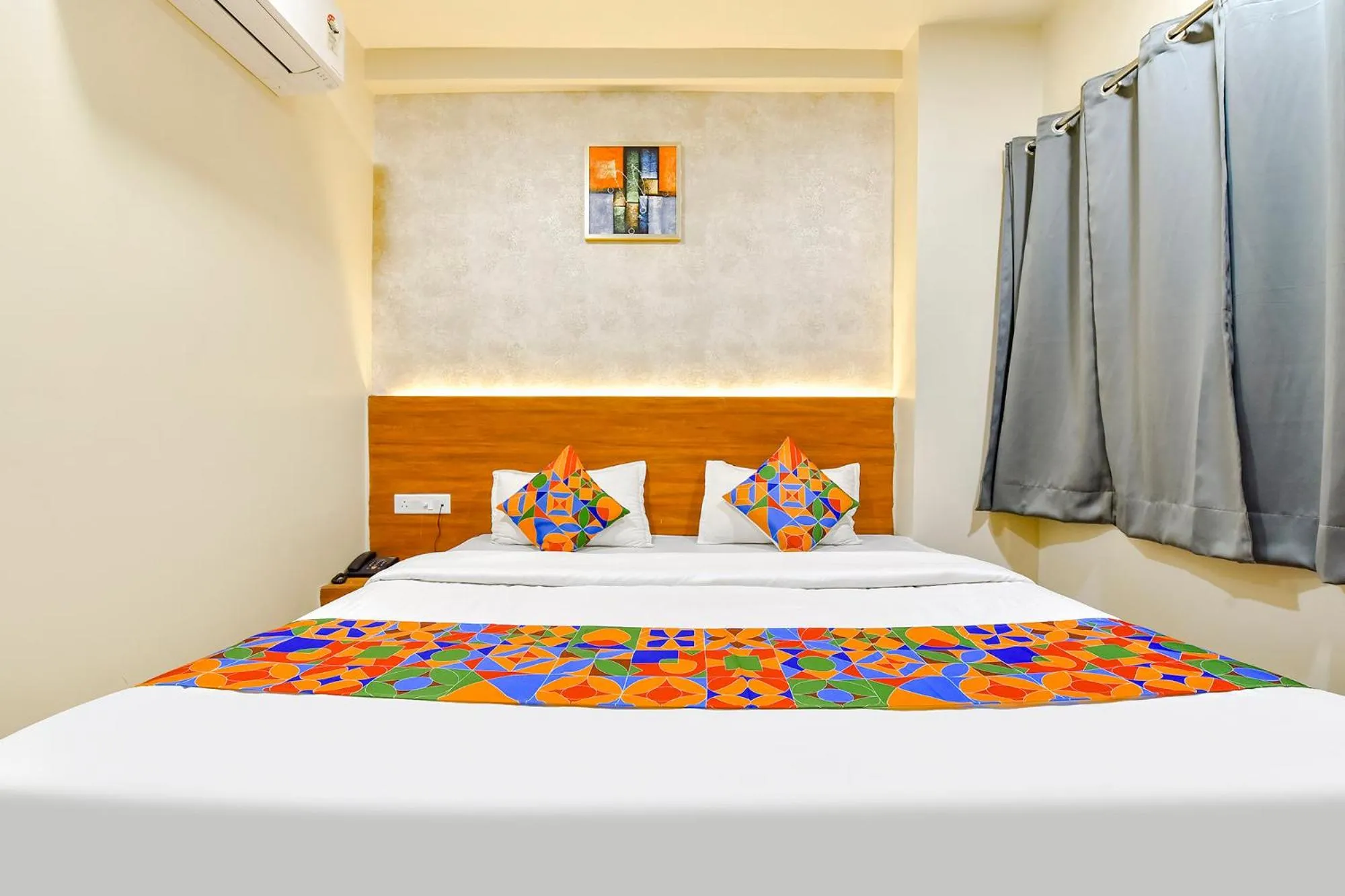 Bed in FabHotel KPL Prime