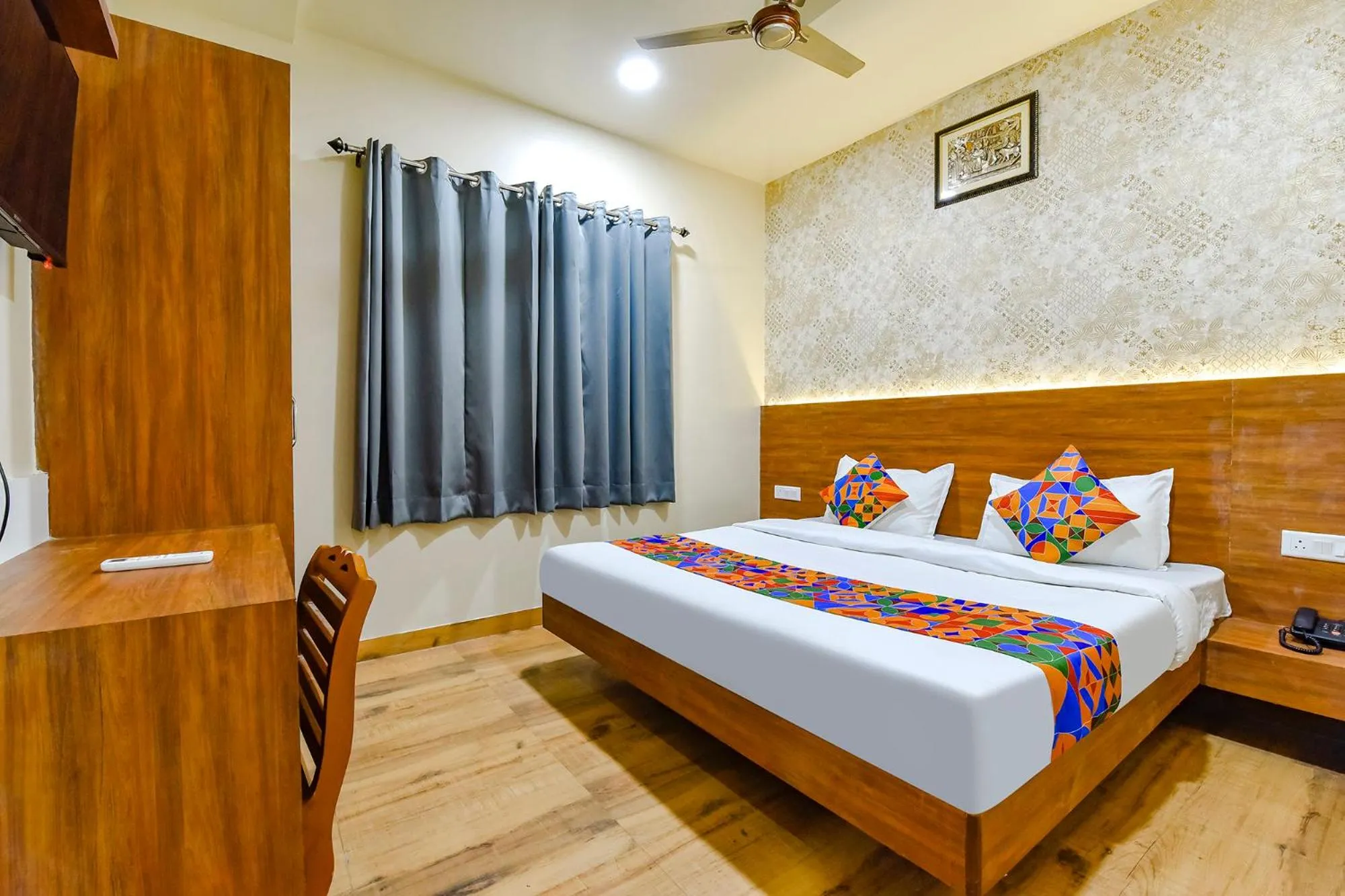 Bed in FabHotel KPL Prime