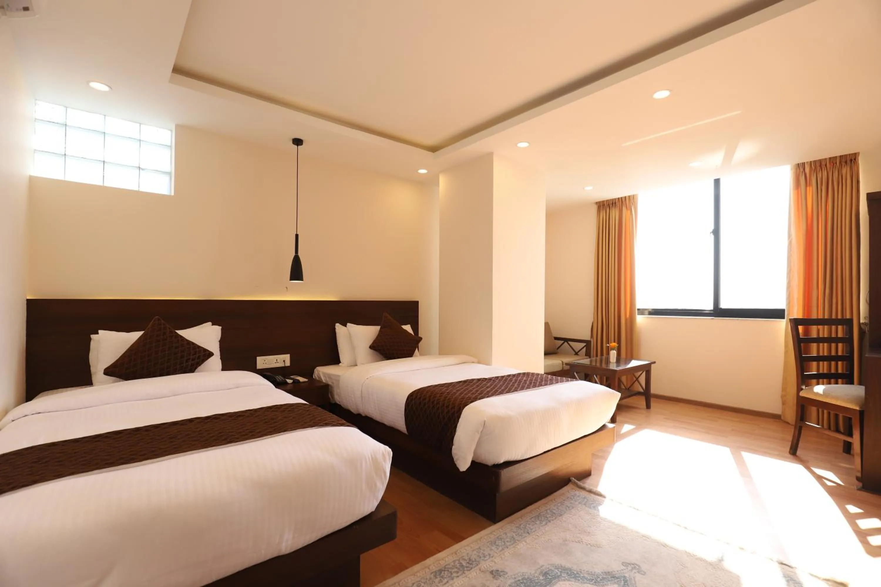 Bed in Apex Business Hotel - Tribhuvan International Airport, Kathmandu