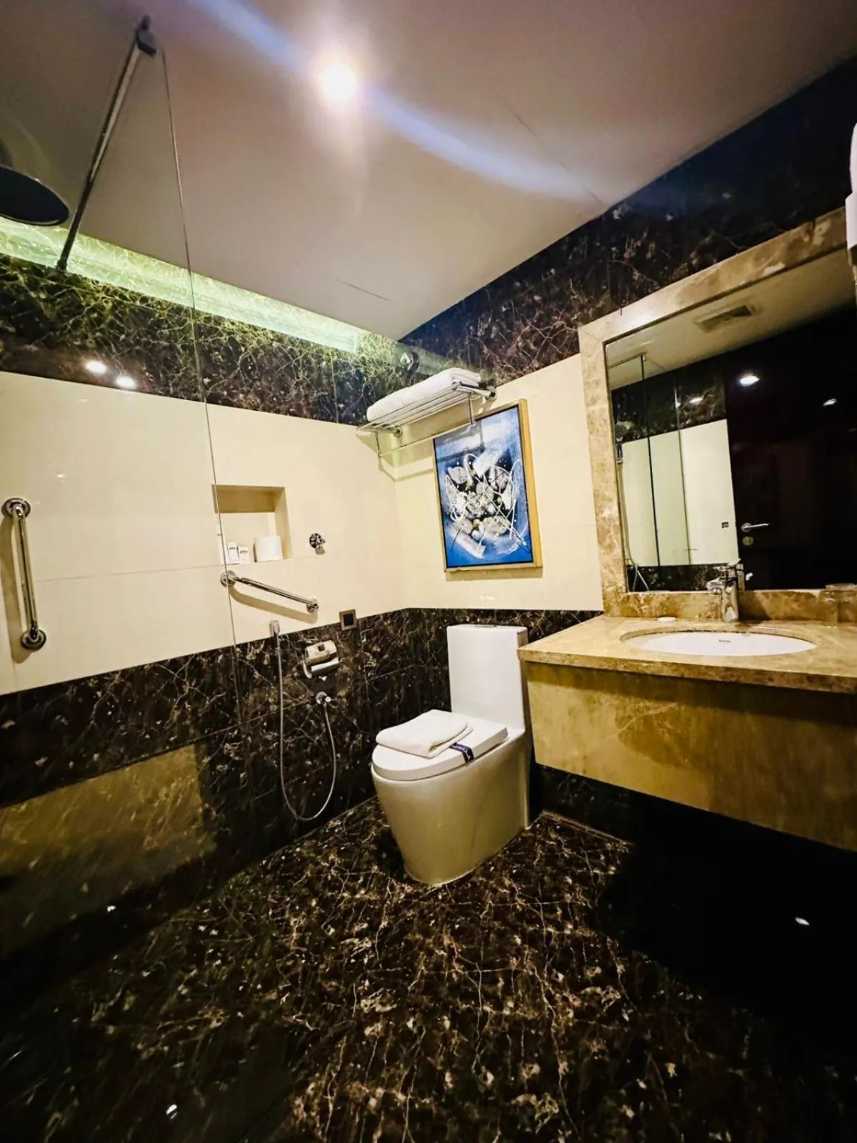 Bathroom in Al Ertiqaa Hotel