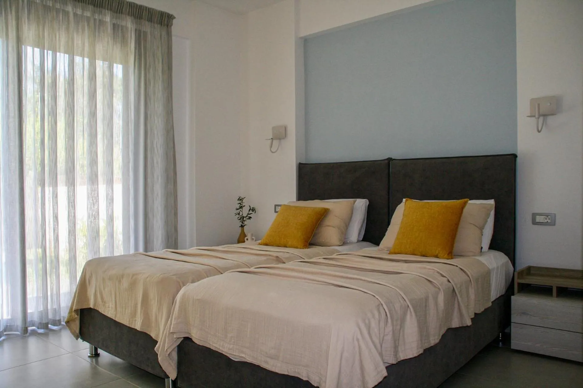 Bed in Magic Kefalonia Villa