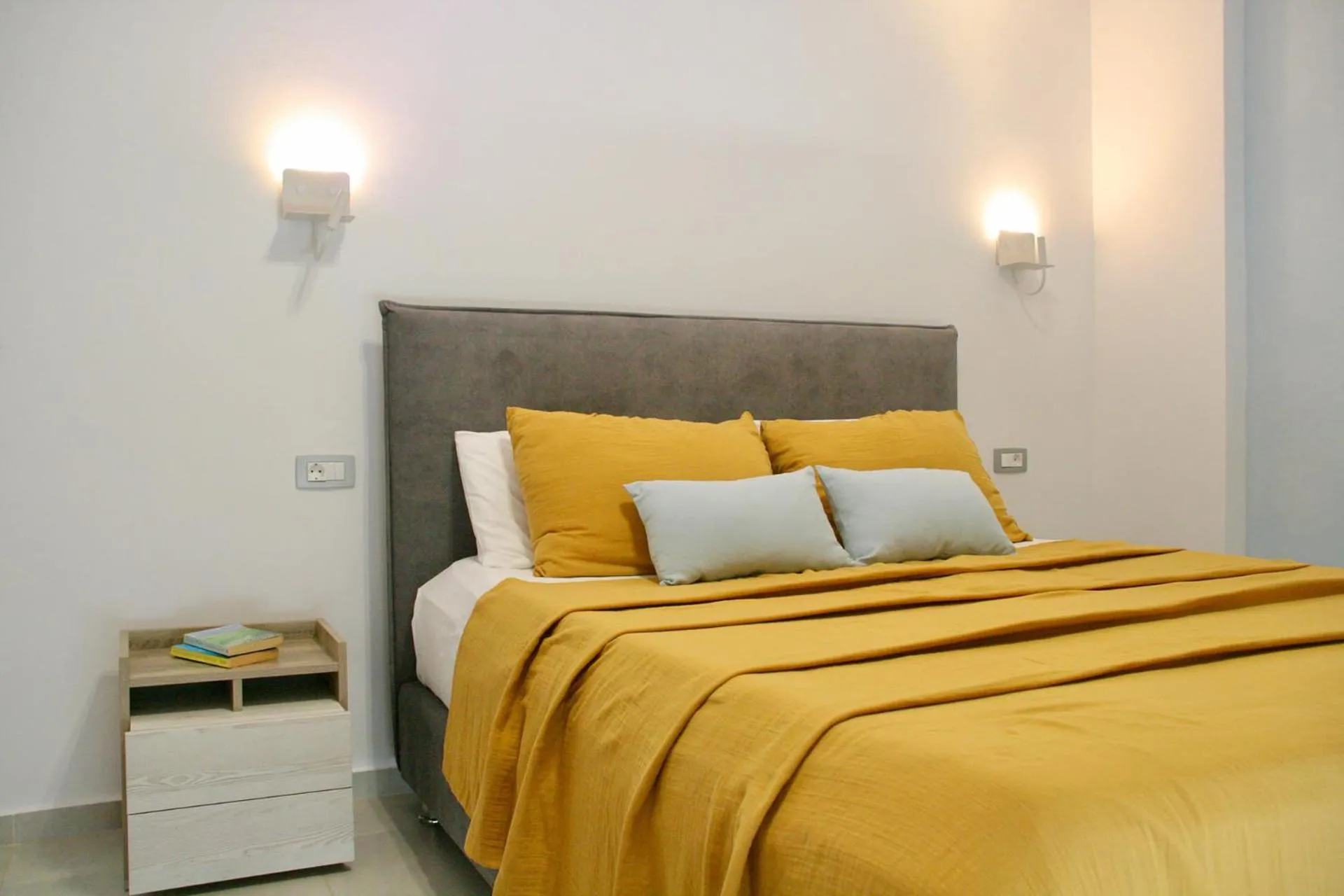 Bed in Magic Kefalonia Villa