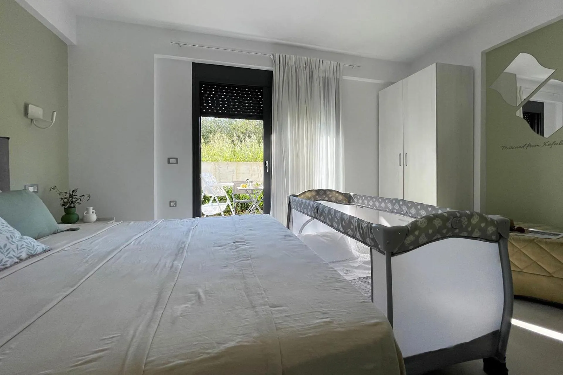 Bed in Magic Kefalonia Villa