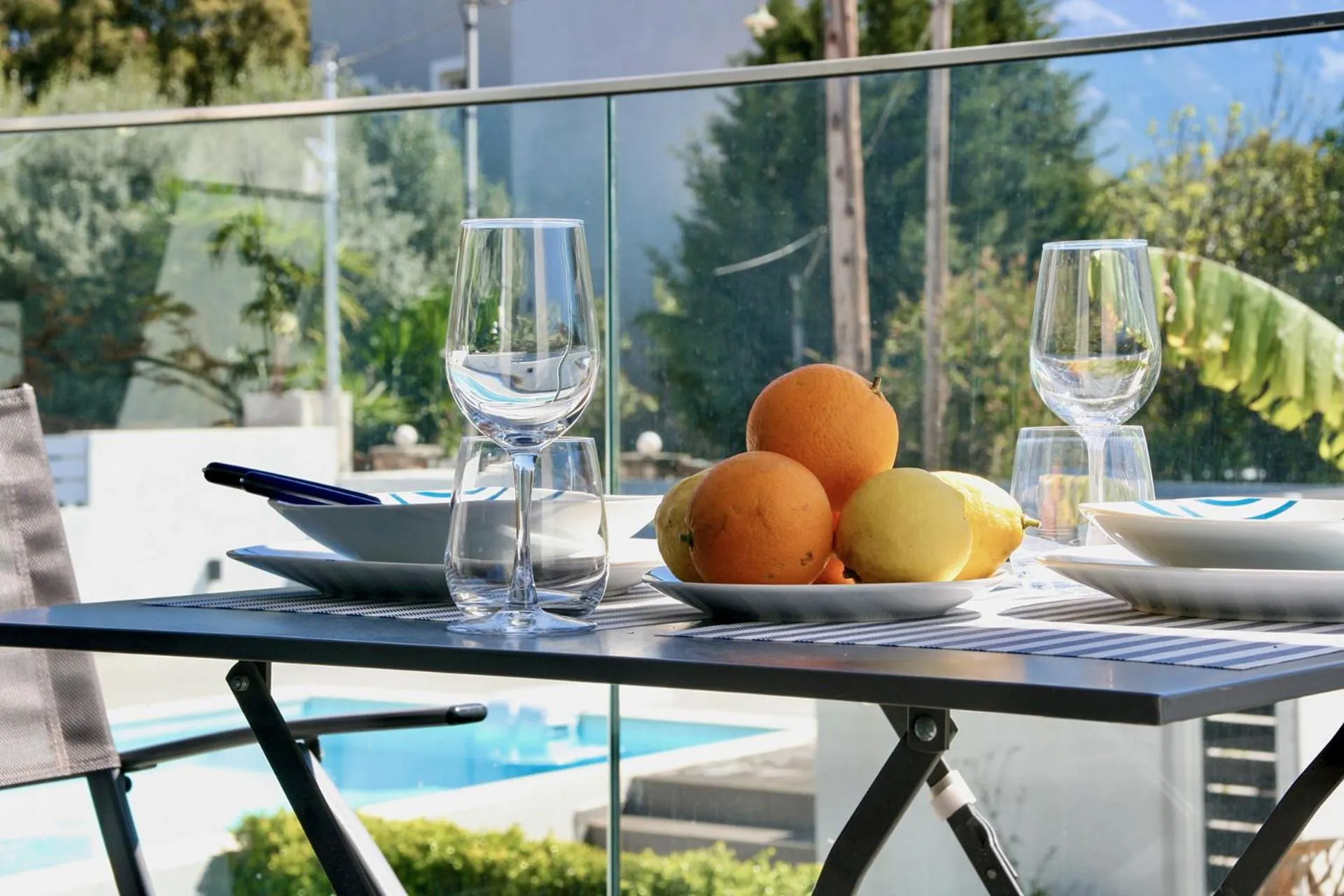 Balcony/Terrace in Magic Kefalonia Villa