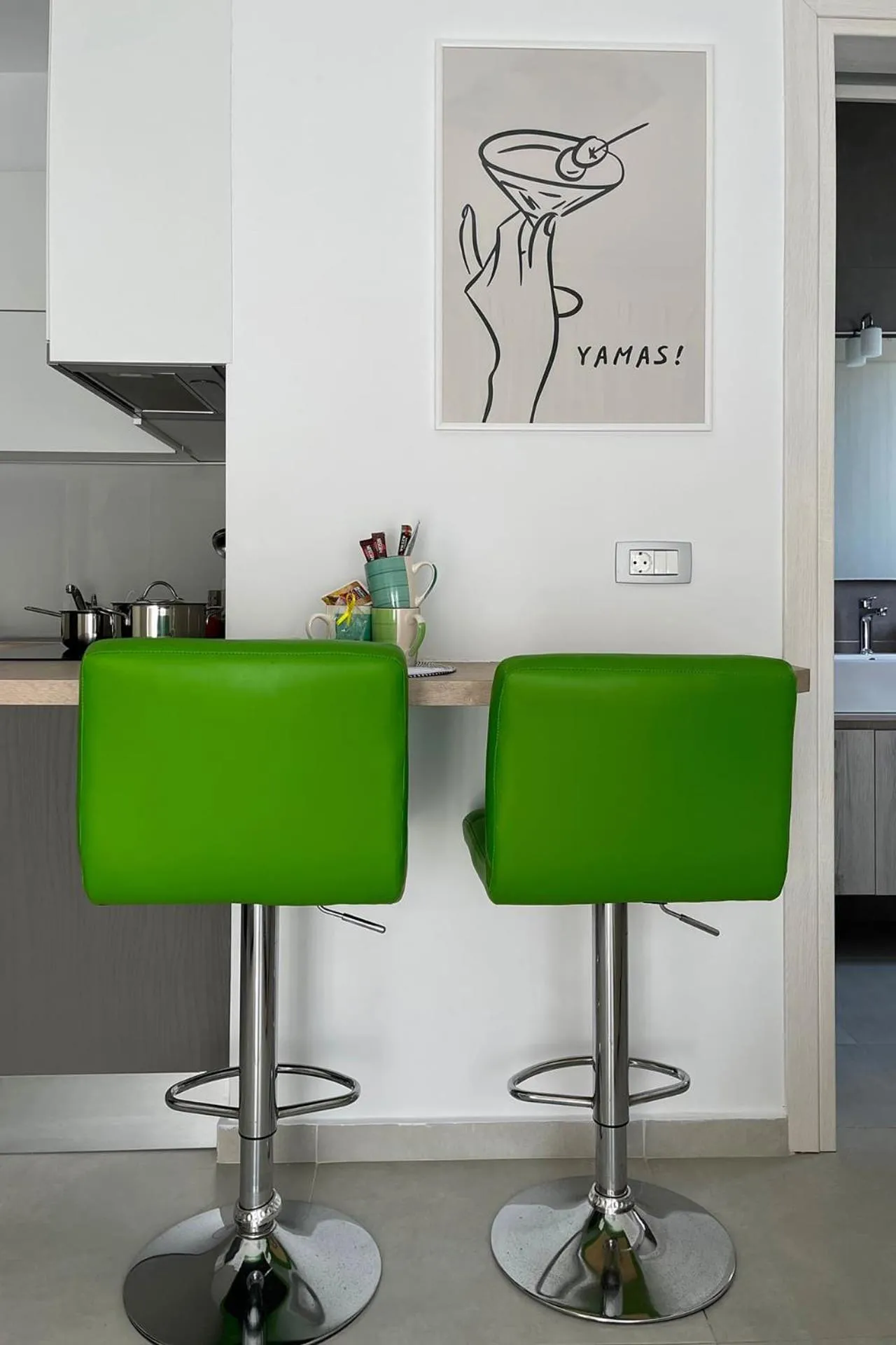 Kitchen or kitchenette in Magic Kefalonia Villa