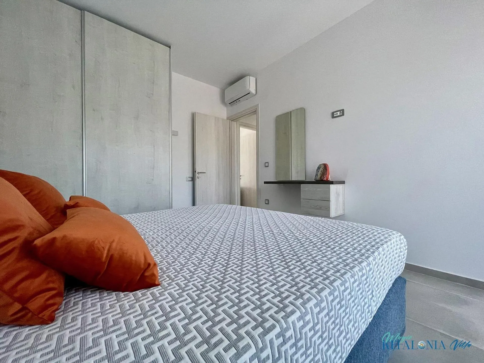 Bed in Magic Kefalonia Villa