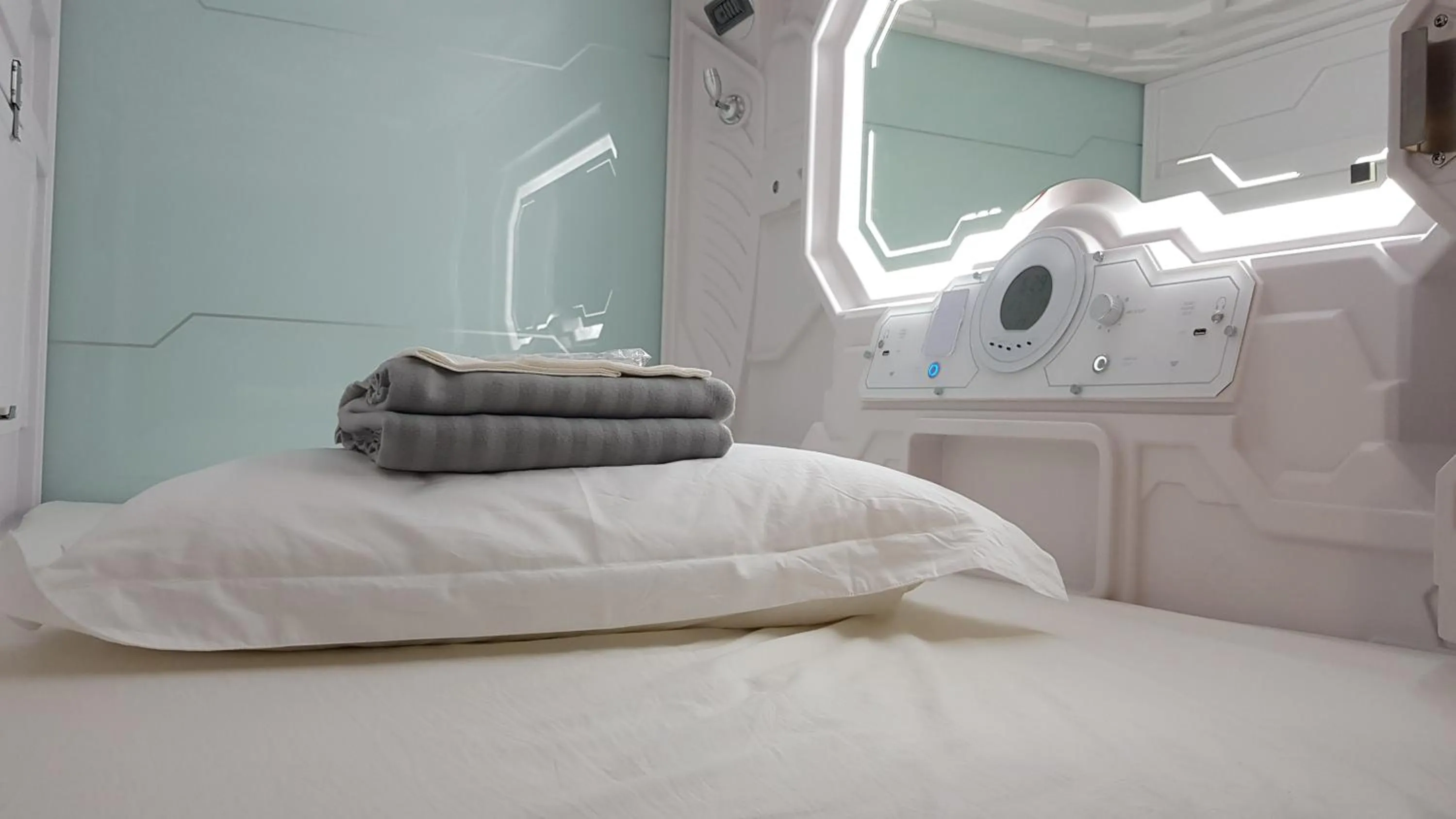 Bed in Apollo Capsule Hotel