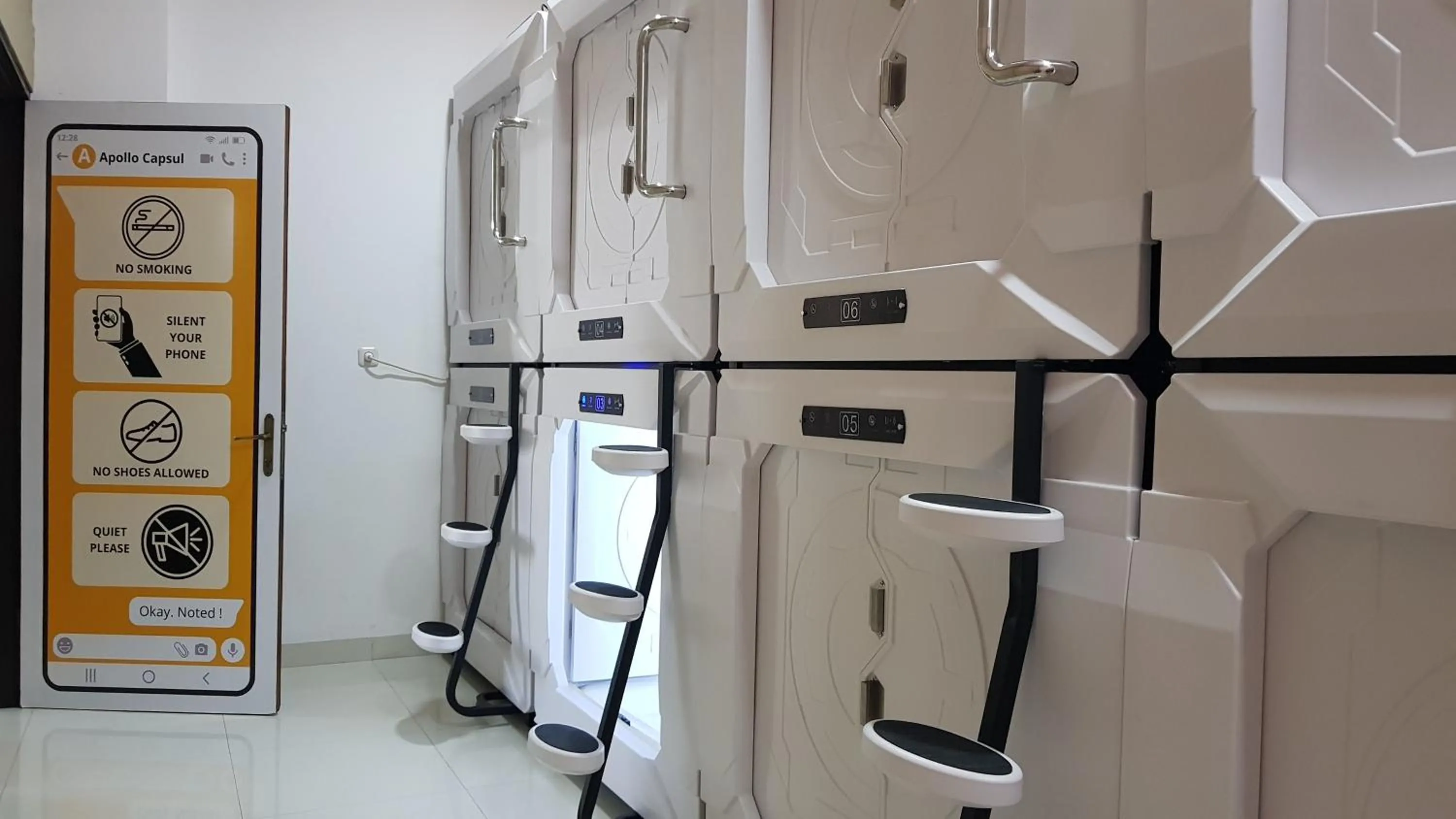 Property building in Apollo Capsule Hotel
