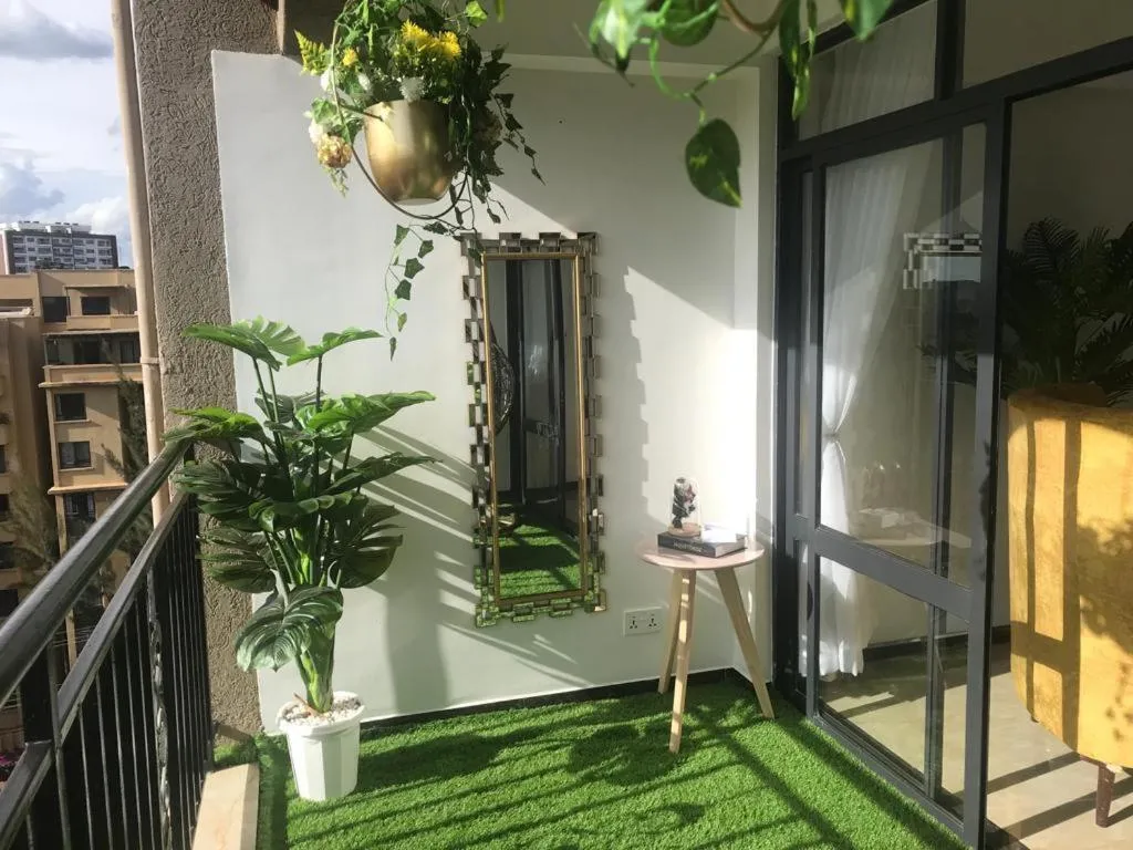 Balcony/Terrace in Lux Suites Dennis Pritt Business Apartments Kilimani