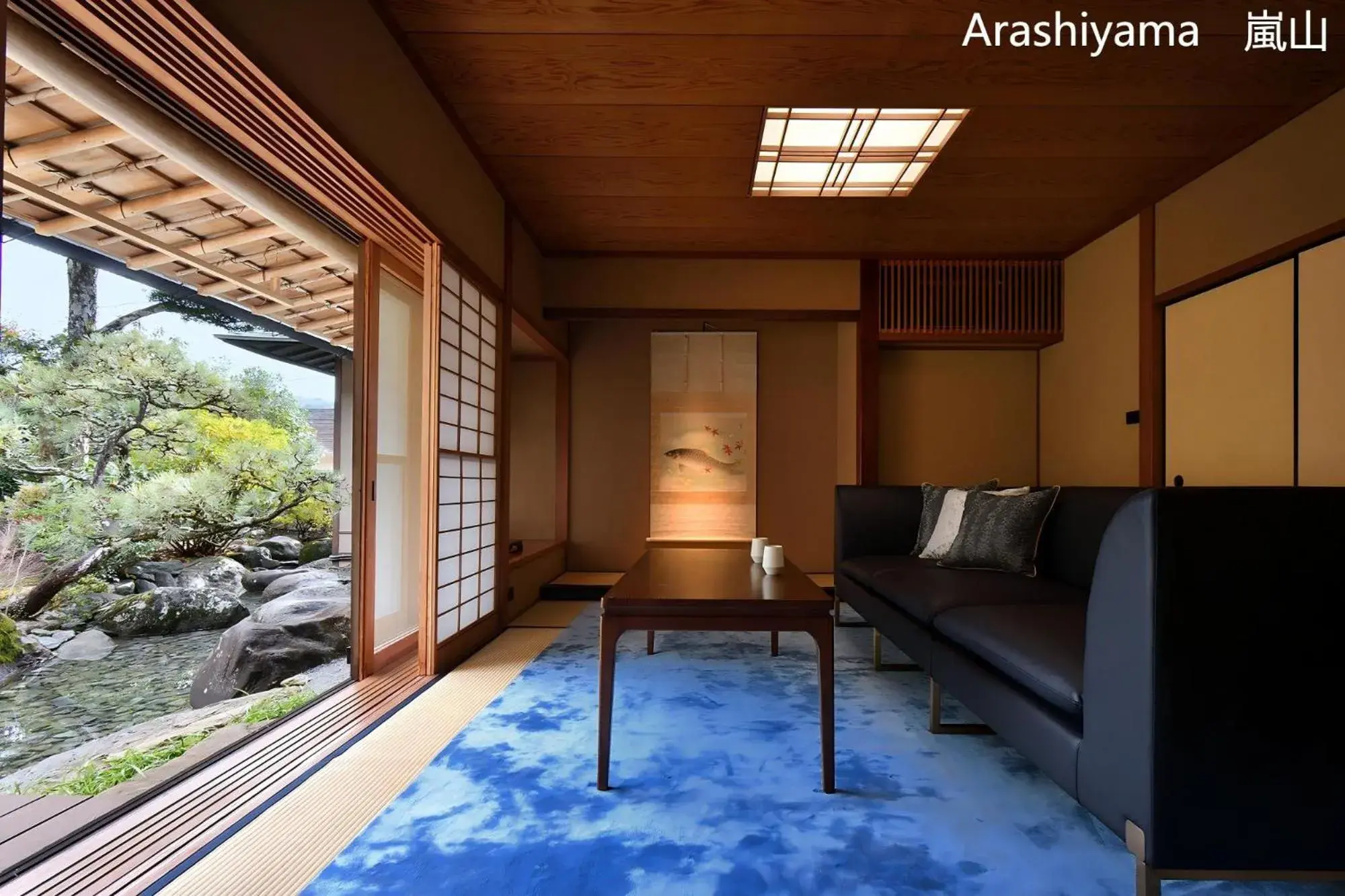 Villa garden view with open air Hot Spring Bath in Oni no Sumika Villa garden view with open air Hot Spring Bath in Oni no Sumika