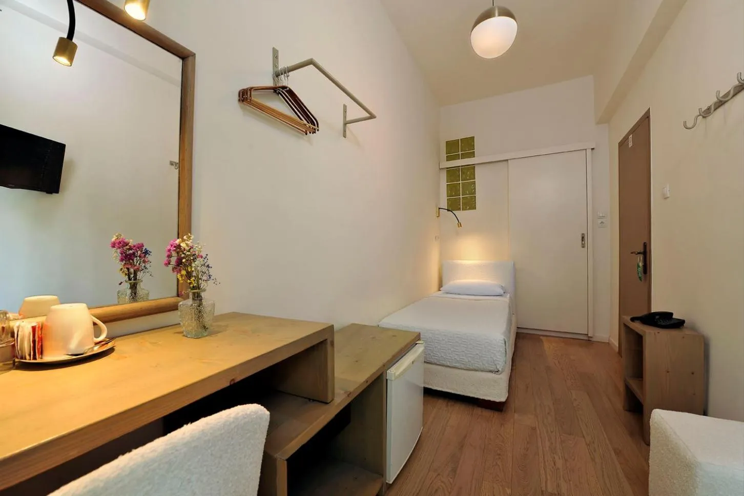 Bedroom, Bed in Dryades & Orion Hotel