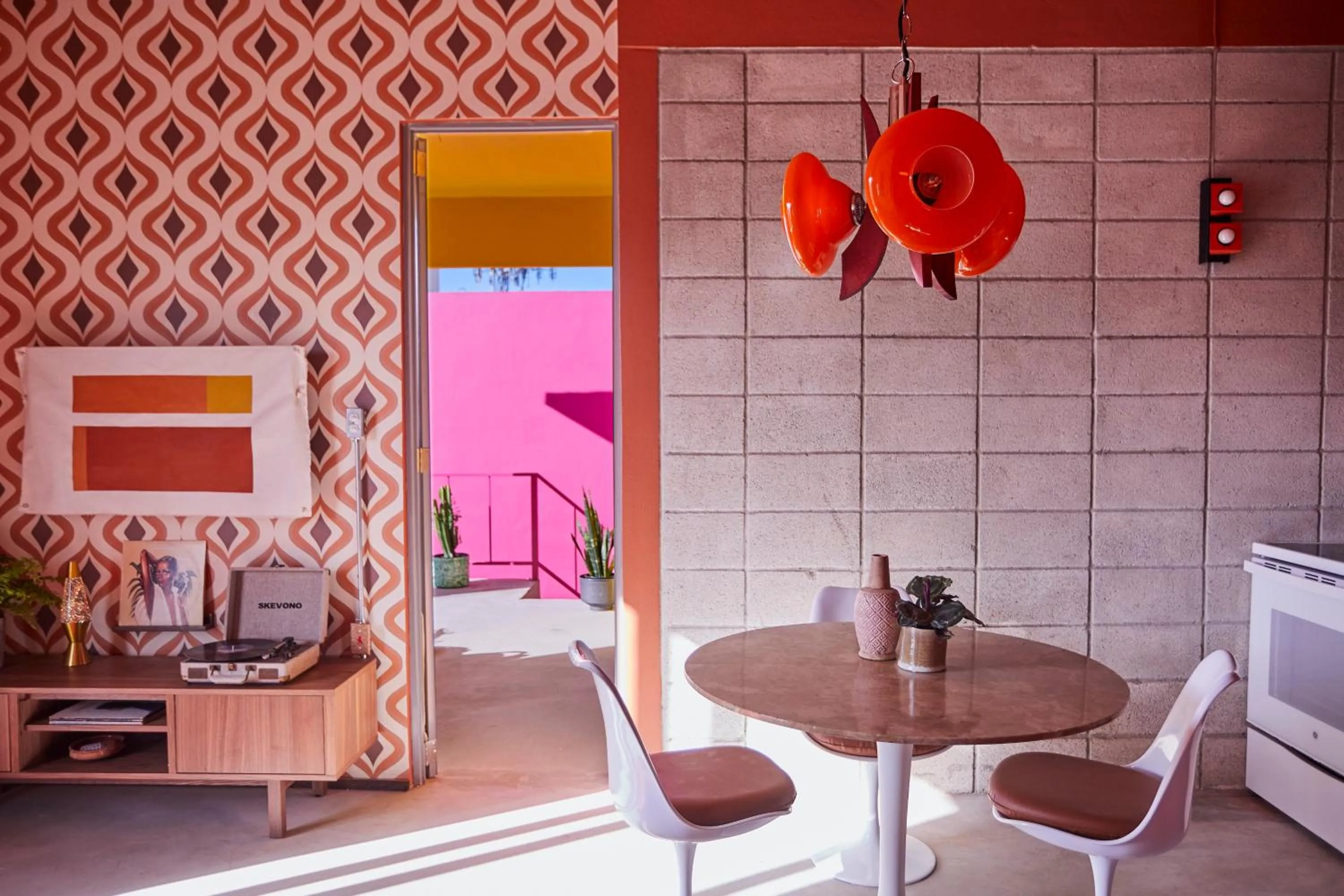 Kitchen or kitchenette in MOOD HAUS by DW - 70's Retro Stays