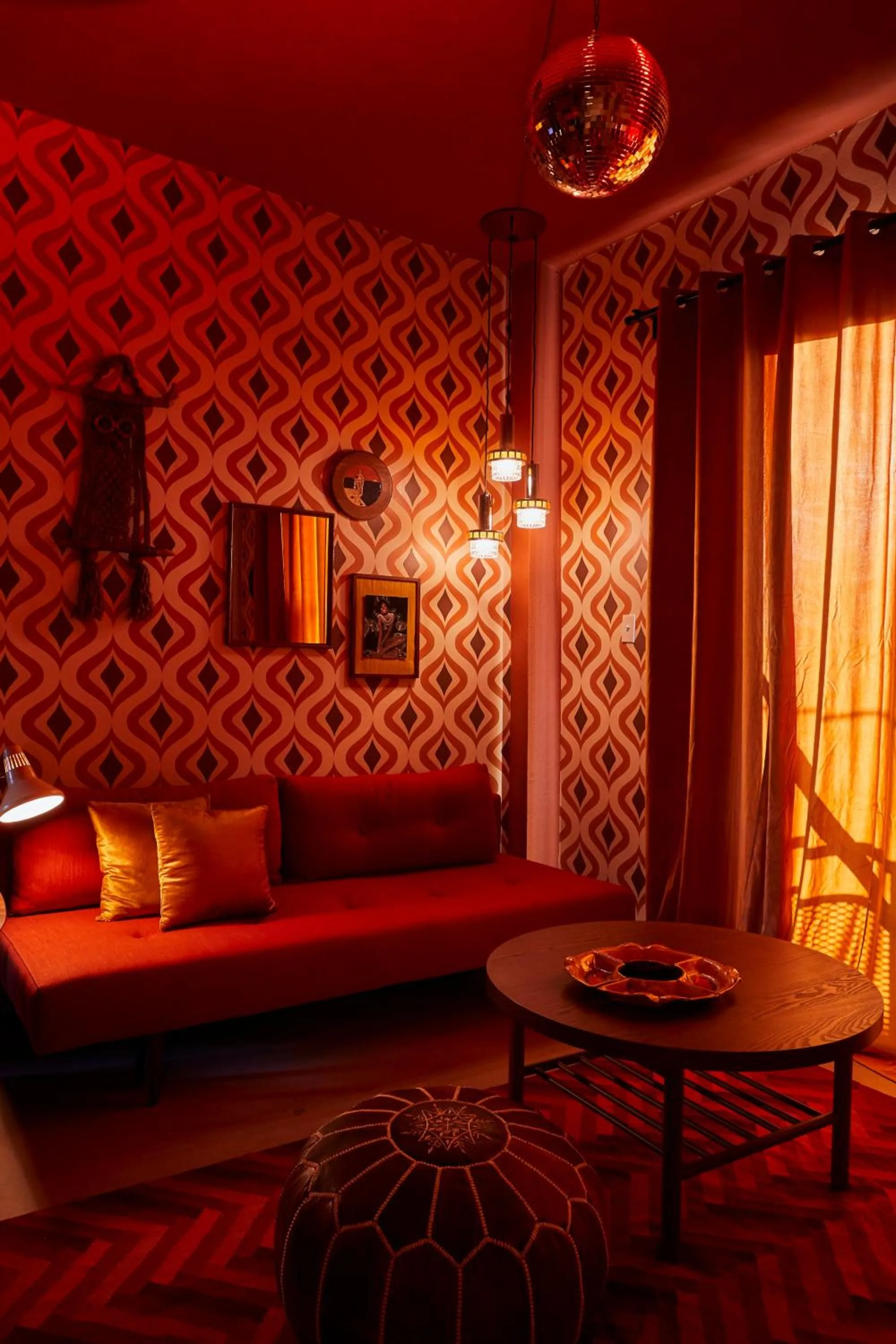 Living room in MOOD HAUS by DW - 70's Retro Stays