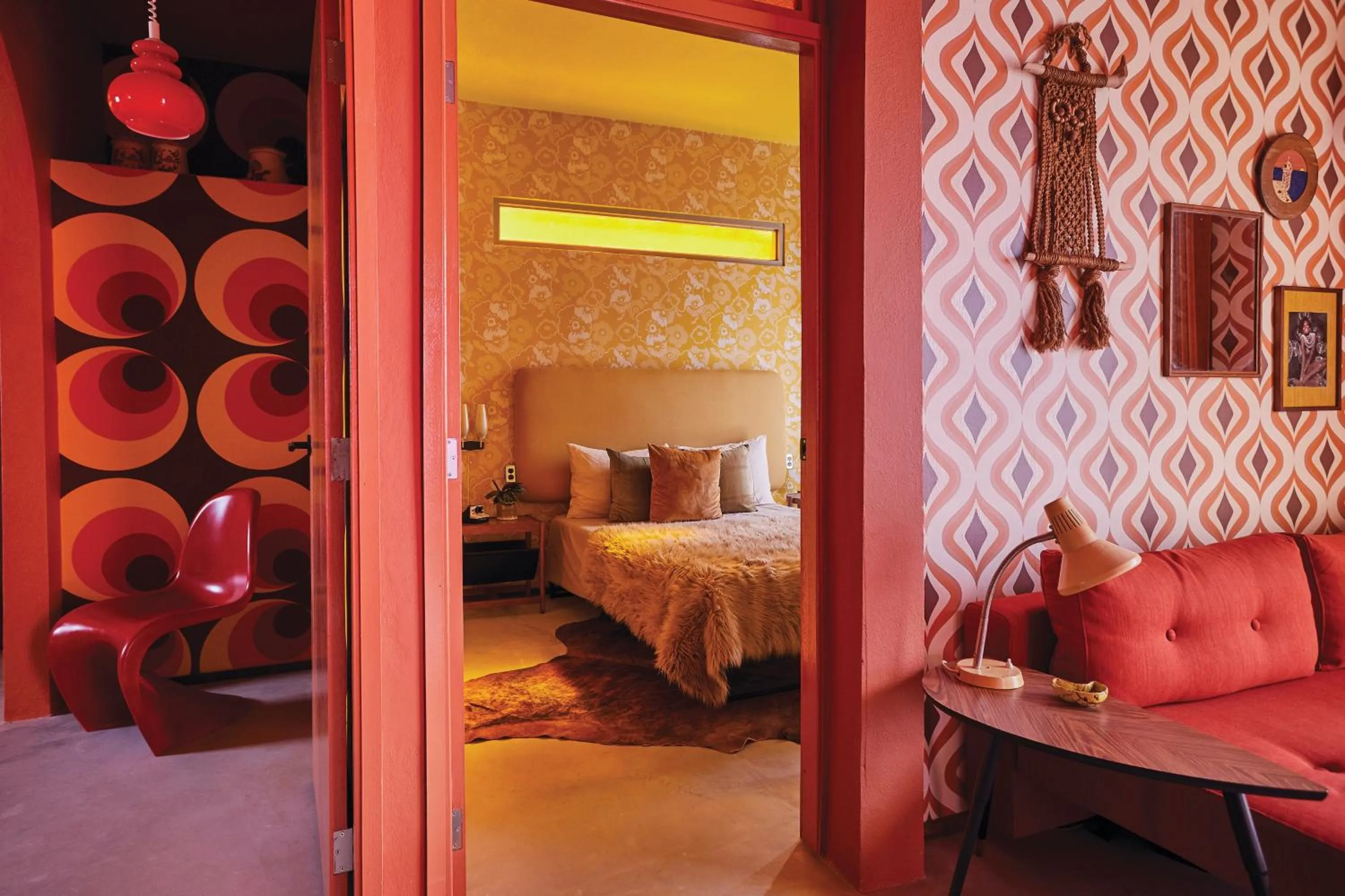 Bed in MOOD HAUS by DW - 70's Retro Stays